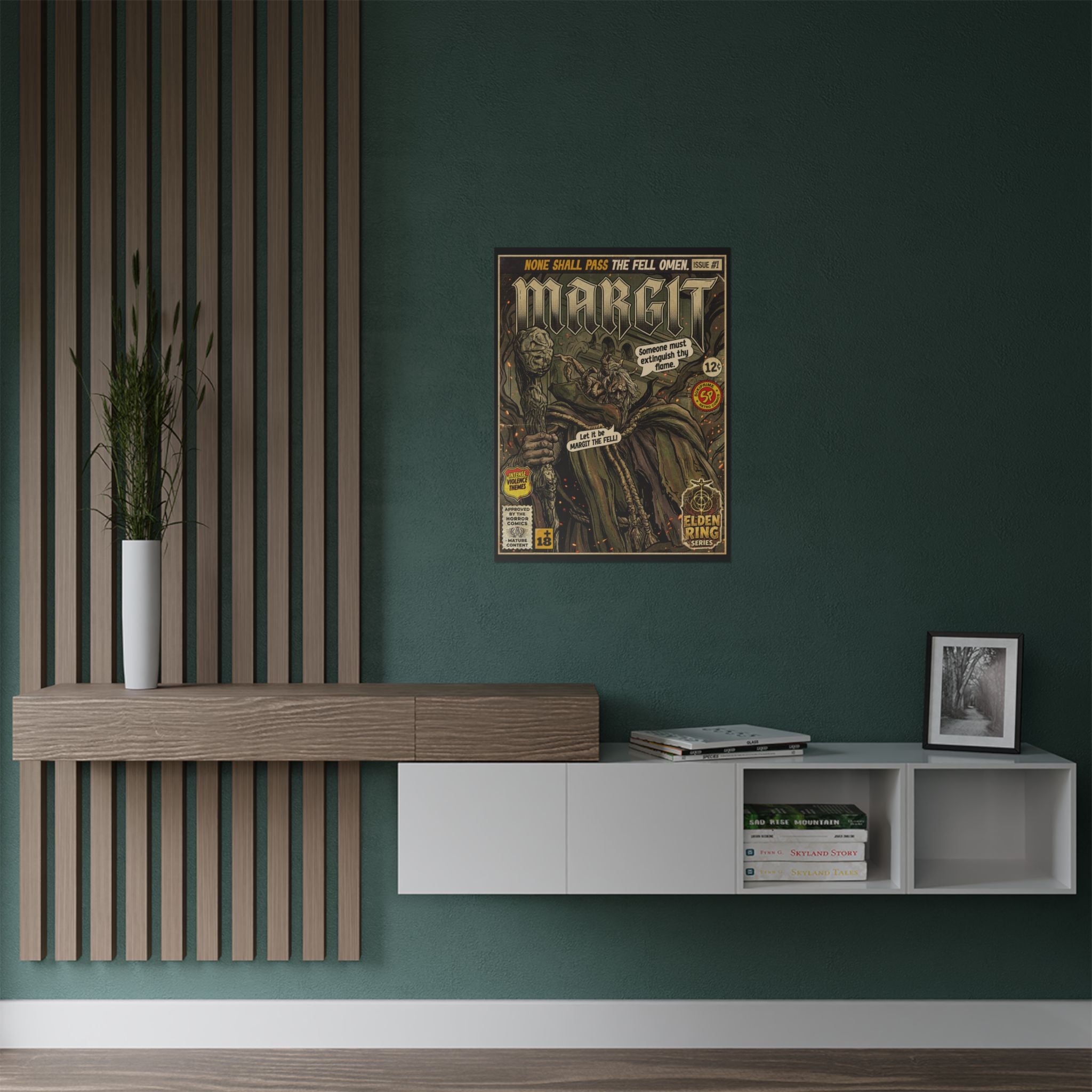 Margit Elden Ring Comic Art Poster by SukiPrime