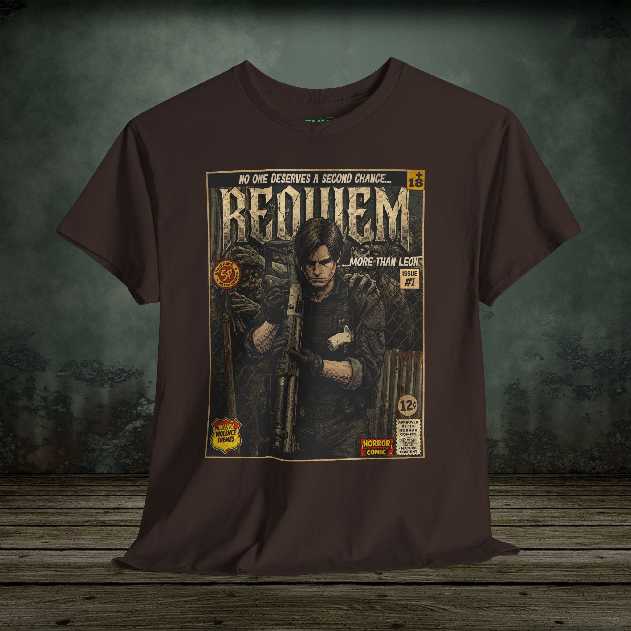 Resident Evil Requiem | Vintage Retro Gaming T-Shirt