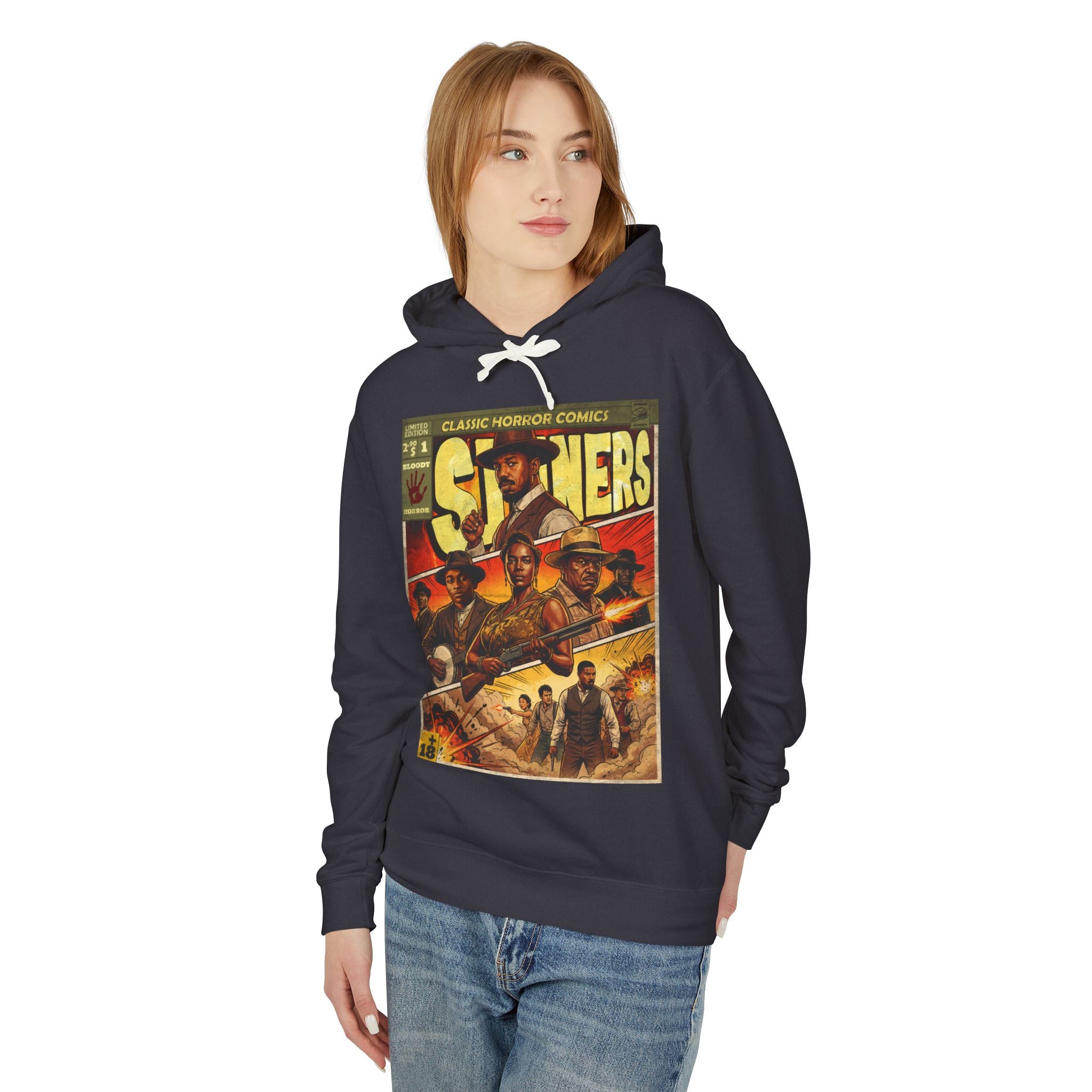 Sinners Movie Comic Cover Hoodie
