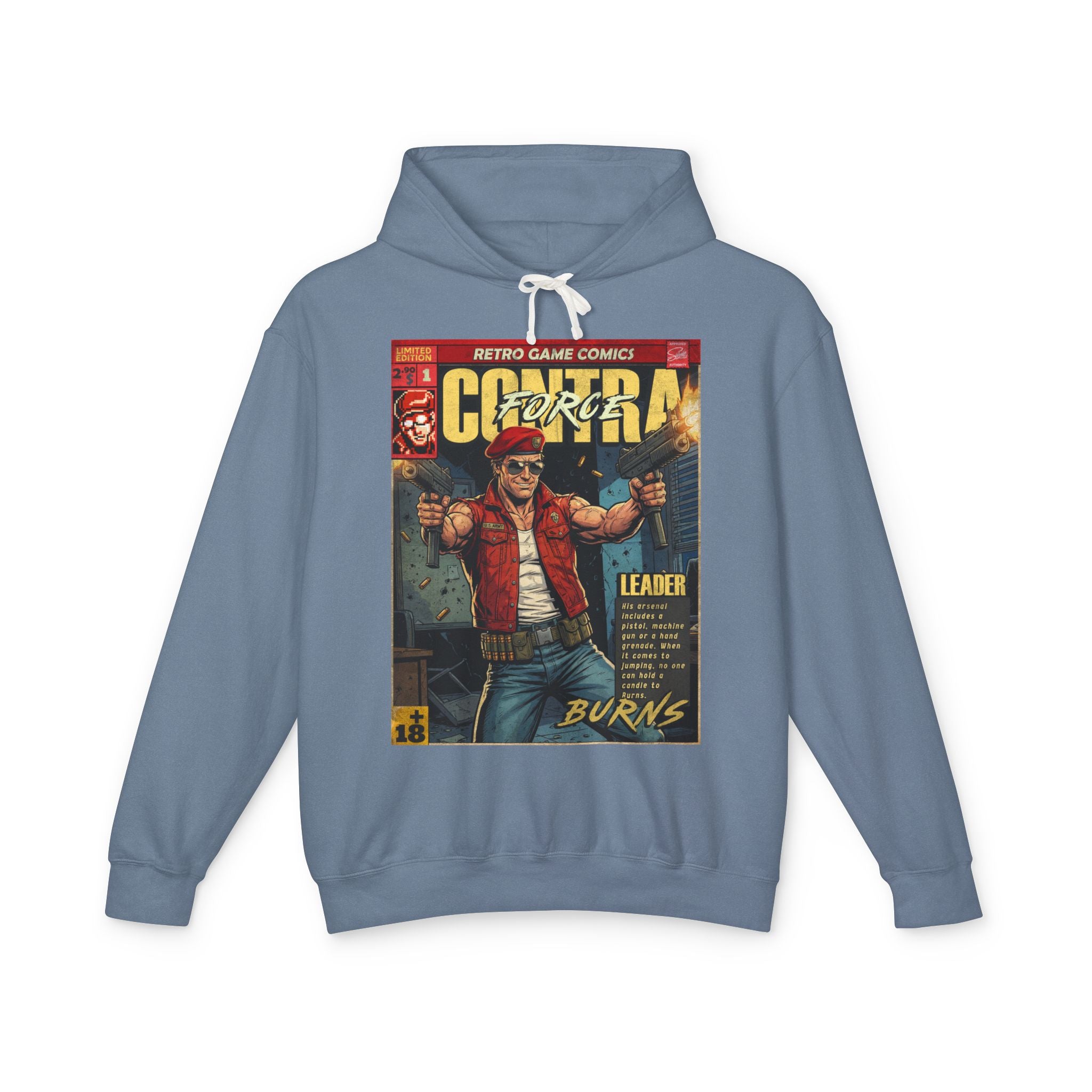 Contra Force Street Fighter Comic Cover Hoodie