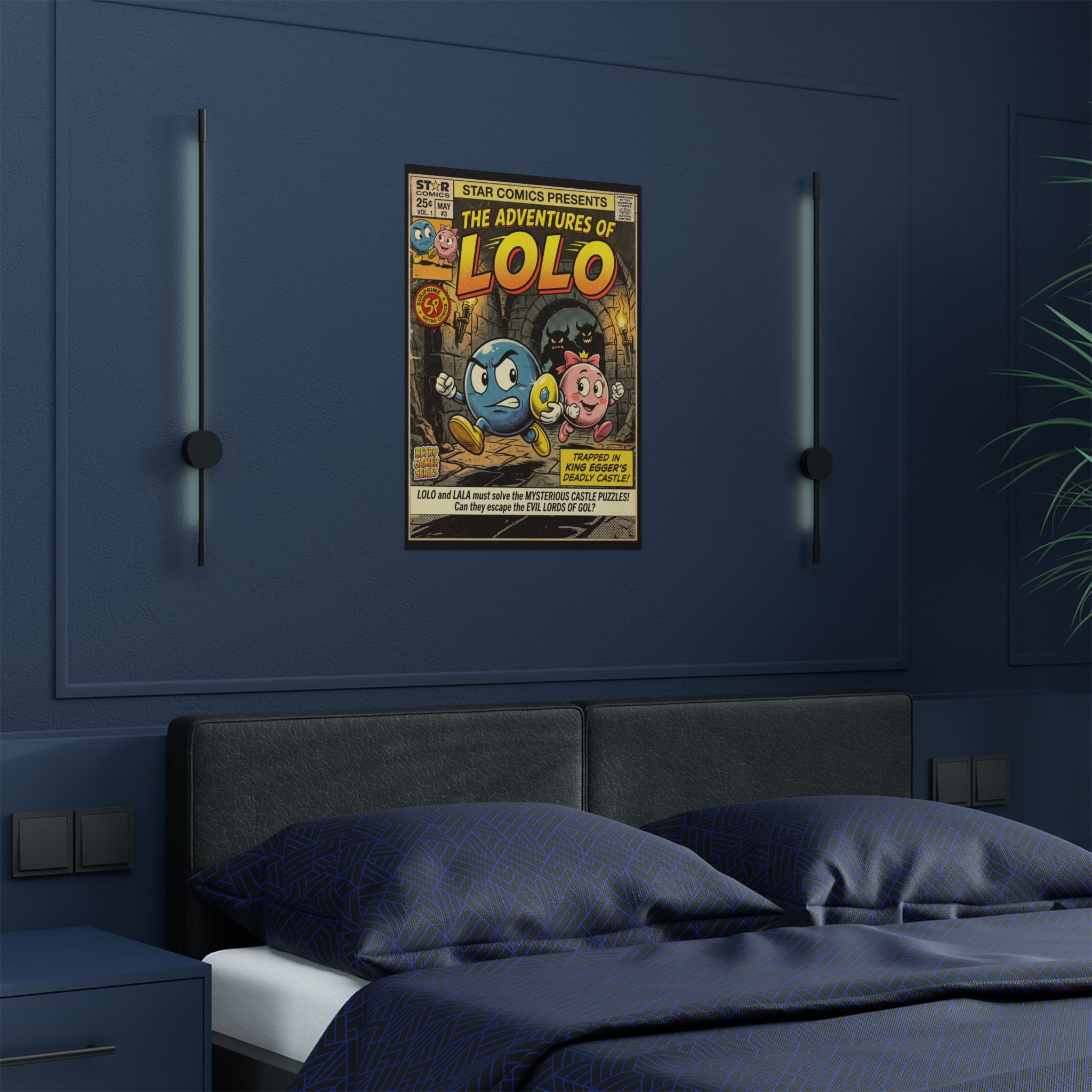 The Adventures of Lolo Comic Art Poster by SukiPrime