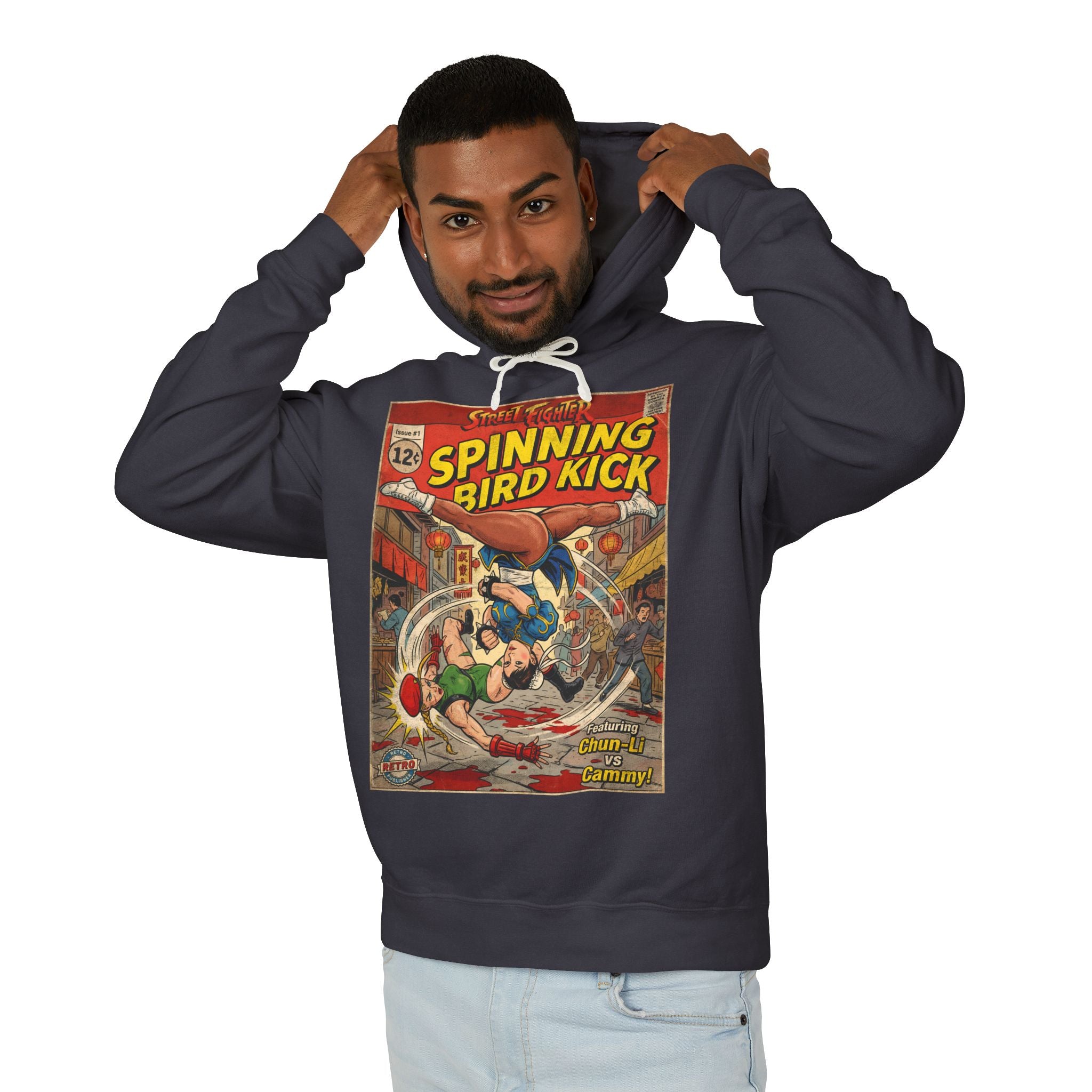 Chun-Li Street Fighter Comic Cover Hoodie