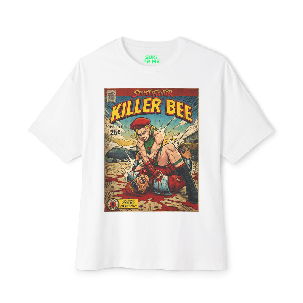 Cammy Street Fighter Comic Cover Oversized T-Shirt