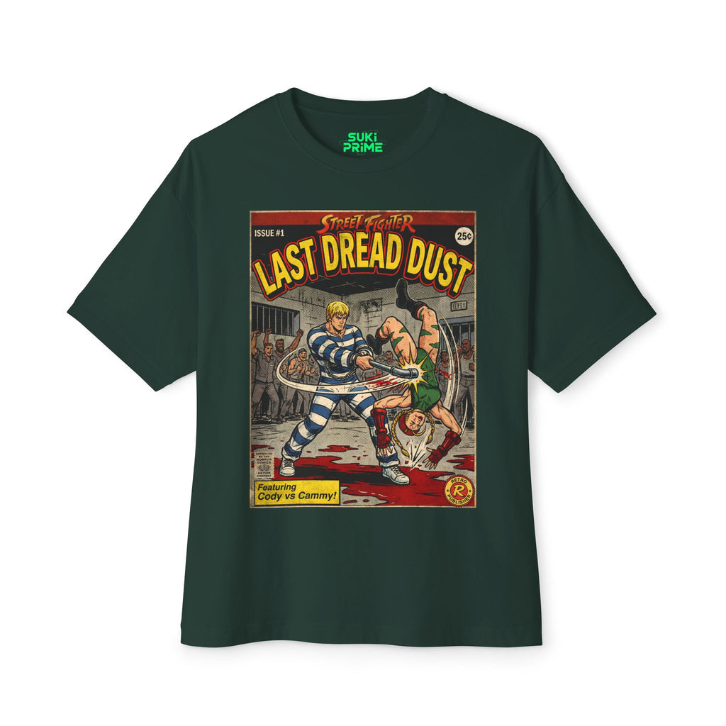 Cody Street Fighter Comic Cover Oversized T-Shirt