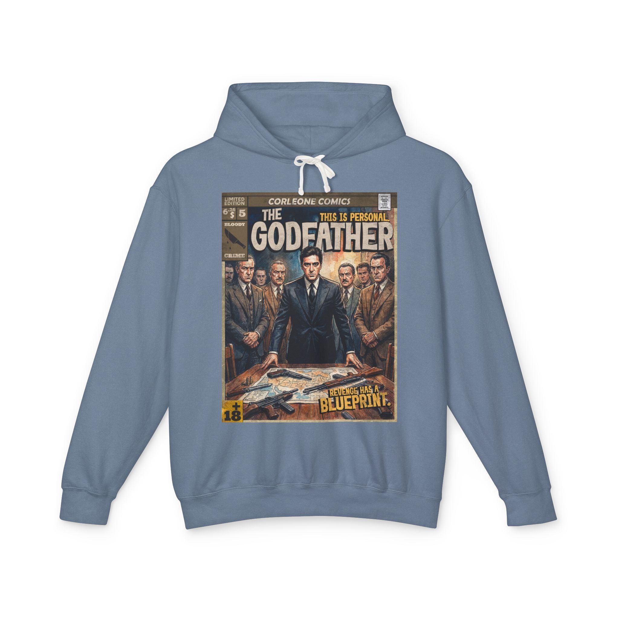The Godfather Movie Comic Cover Hoodie