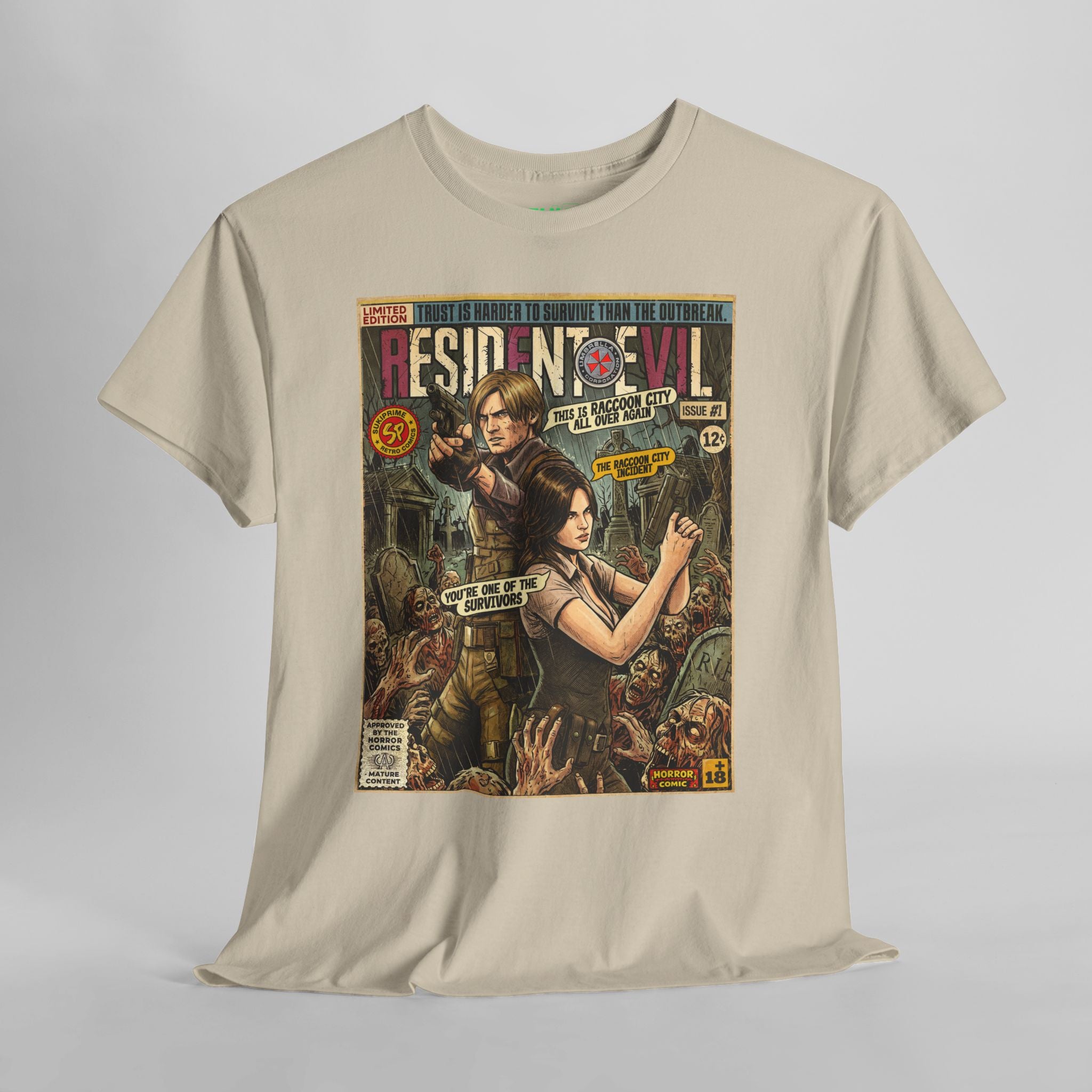 Resident Evil 6 Leon and Helena Comic Art T-Shirt