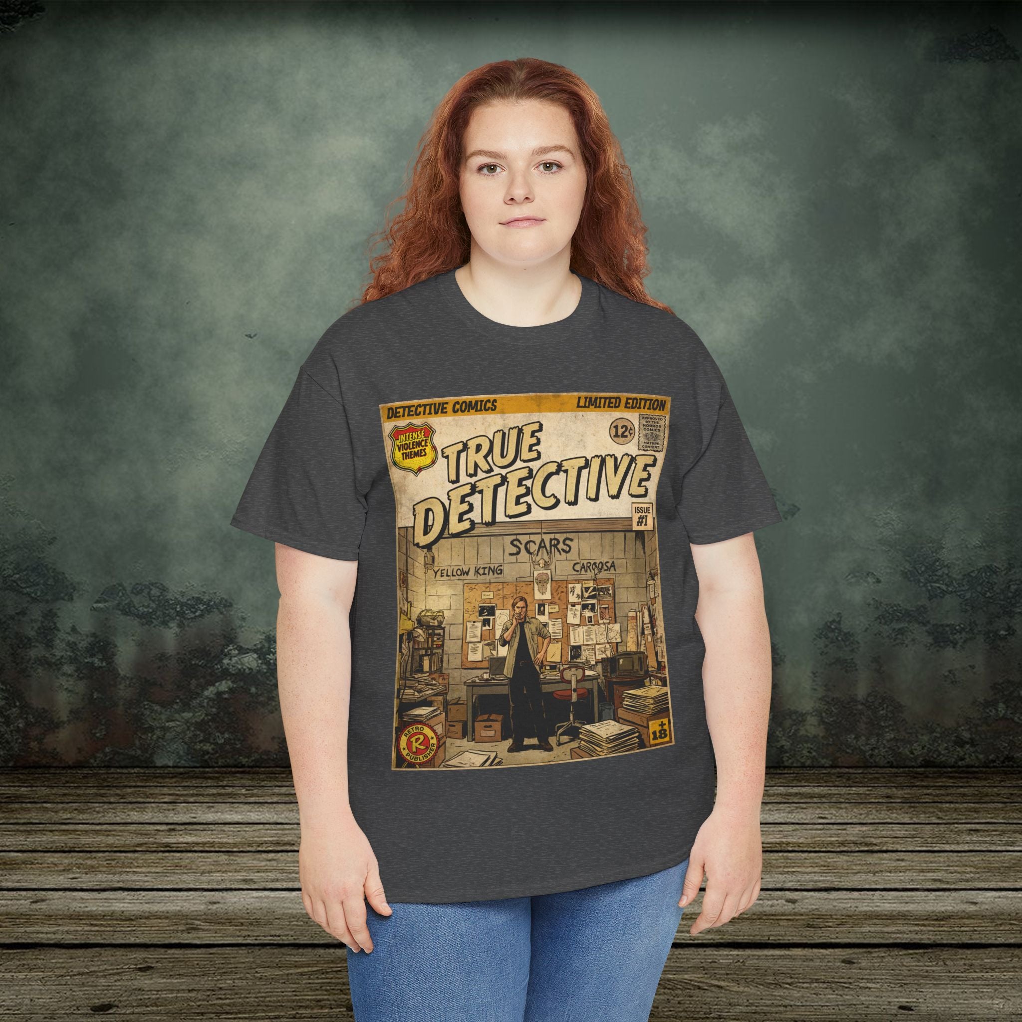 True Detective Comic Art T-Shirt
