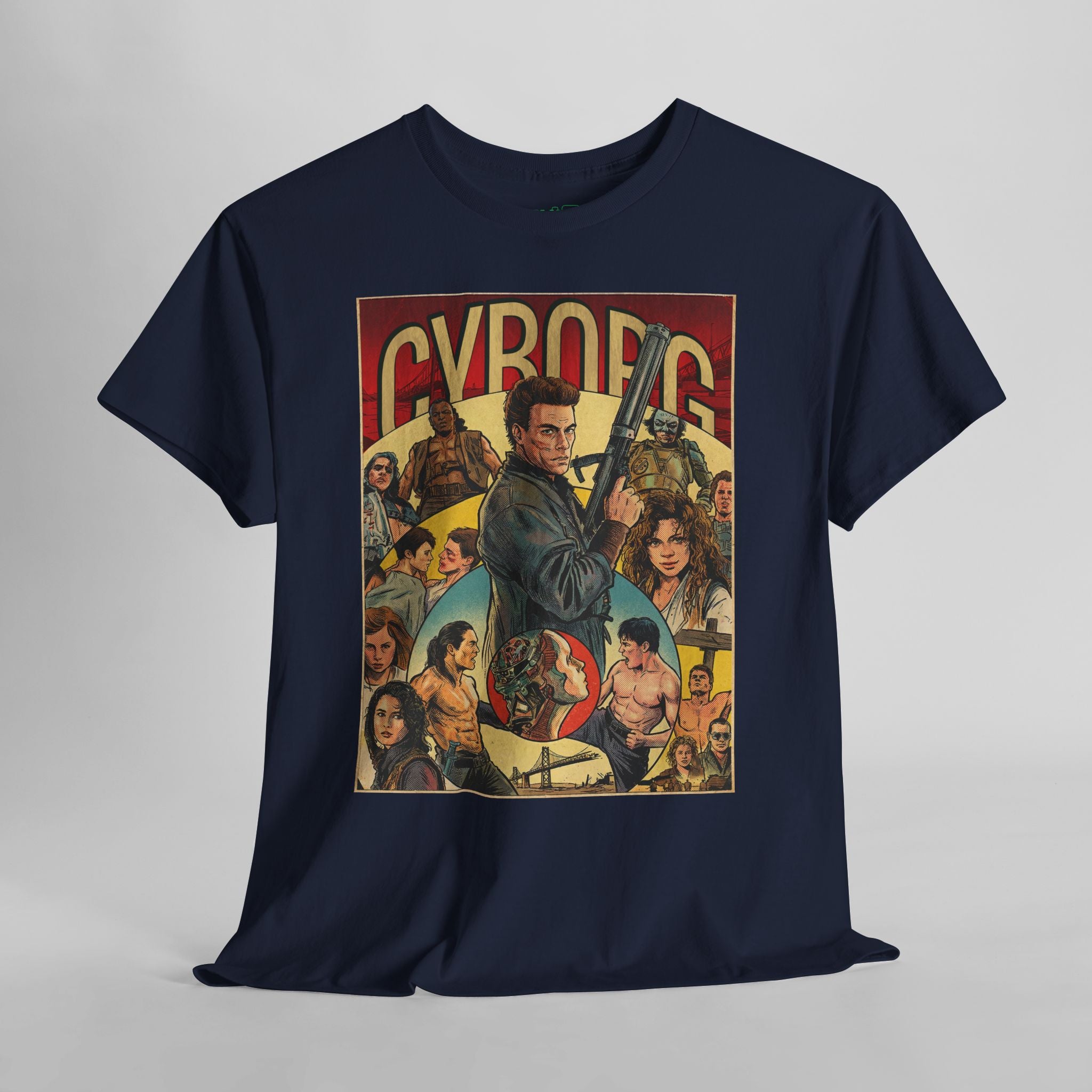 Cyborg Vintage Retro Comic Cover T-Shirt