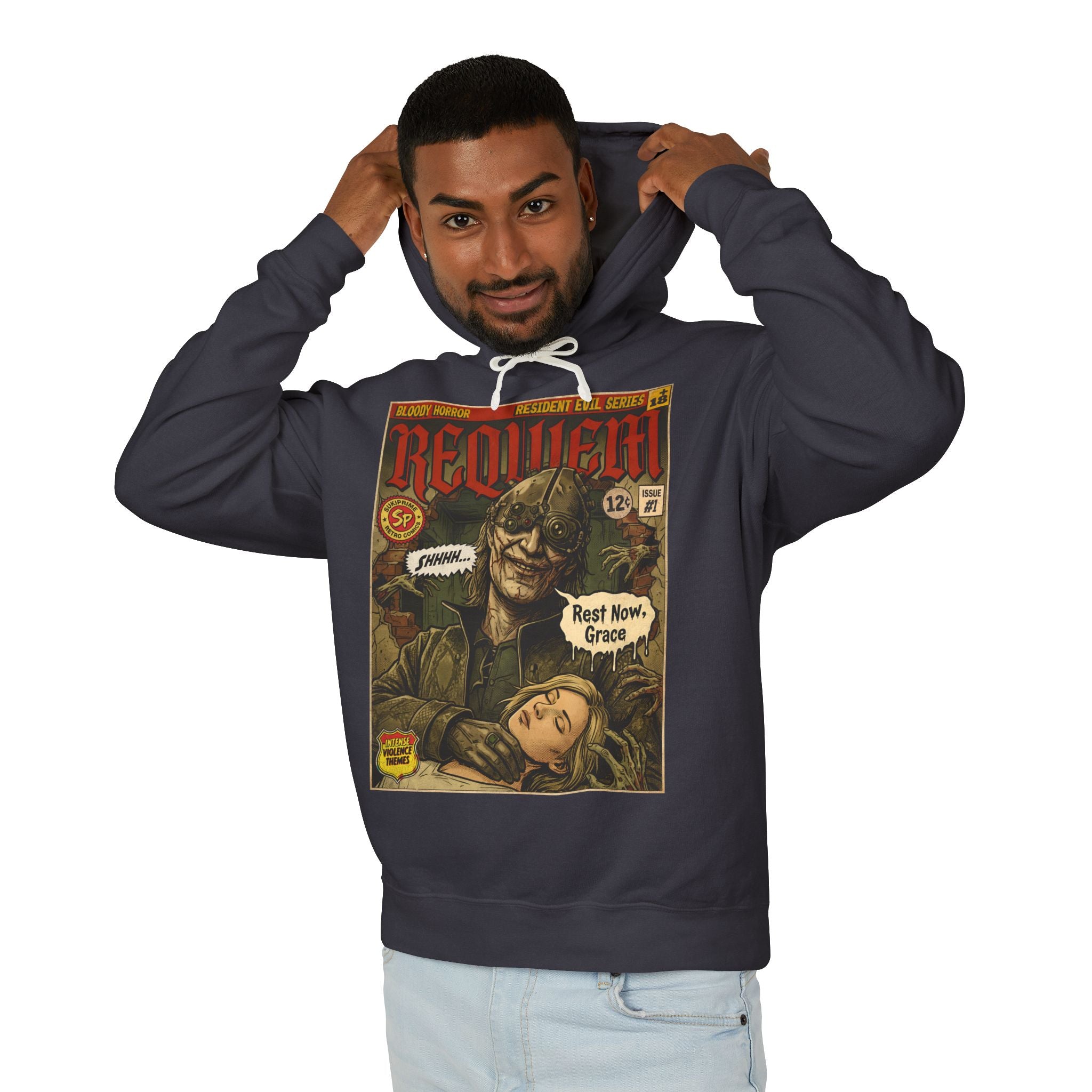 Resident Evil Requiem Comic Cover Hoodie