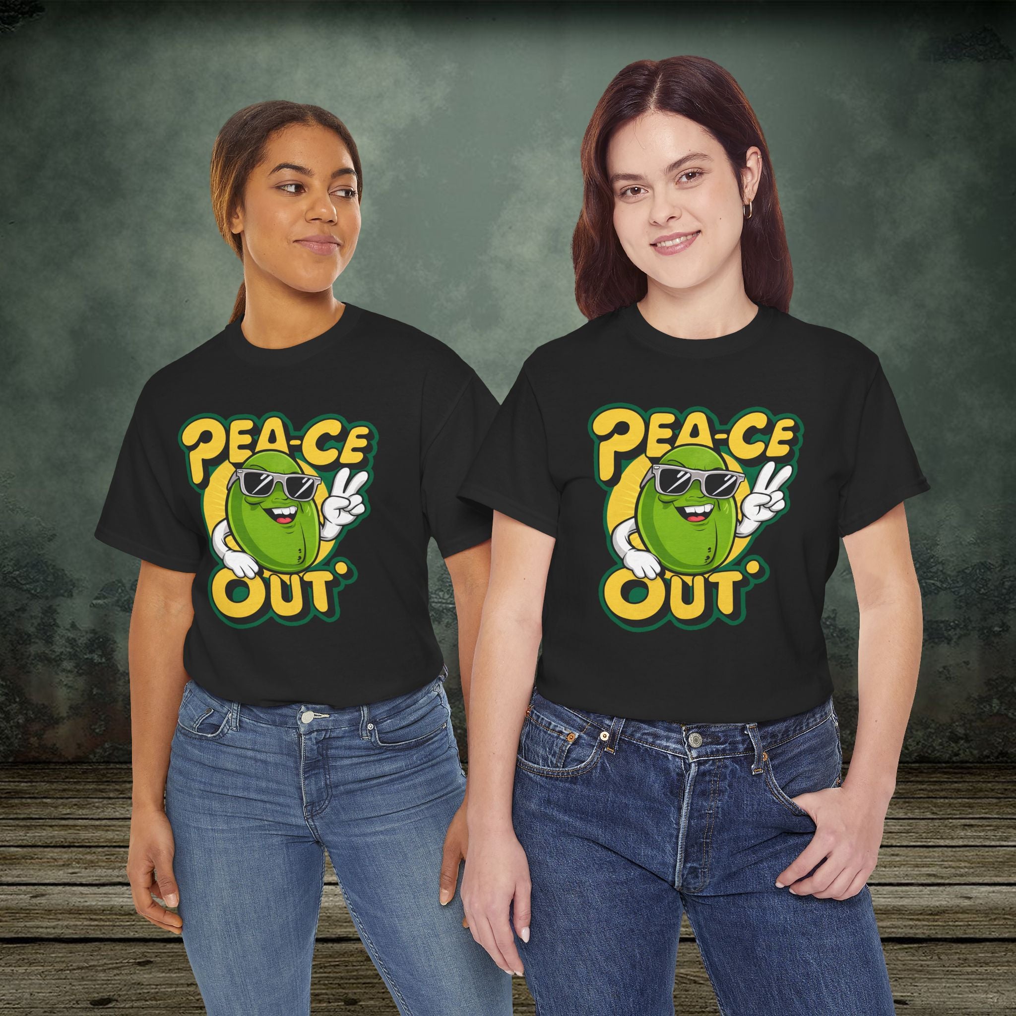 Pea-ce Out | Food Lover Tees & Gifts - SukiPrime