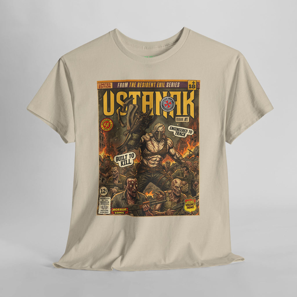 Sand Resident Evil 6 Comic Art T-Shirt by SukiPrime