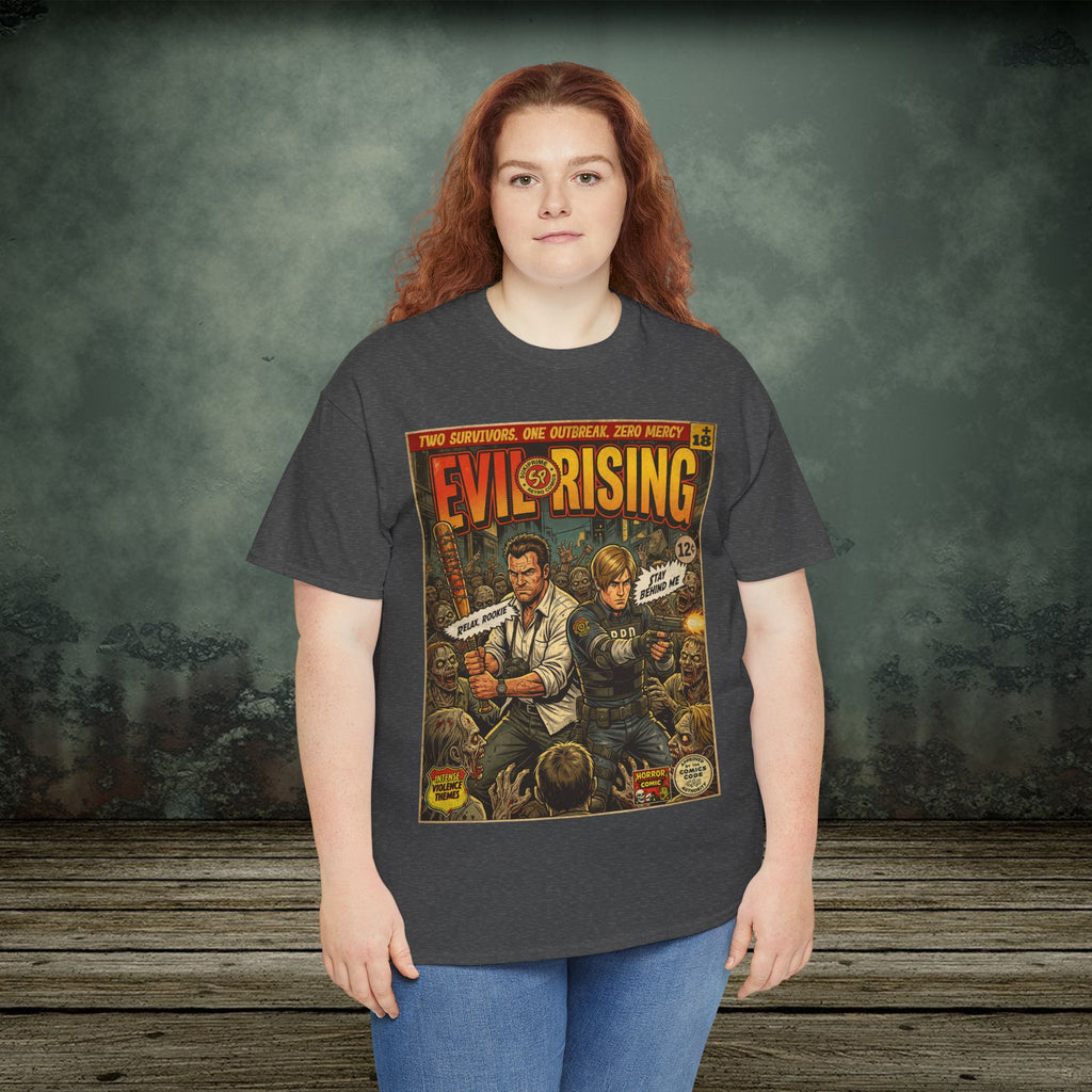 Evil Rising | Vintage Retro Gaming T-Shirt