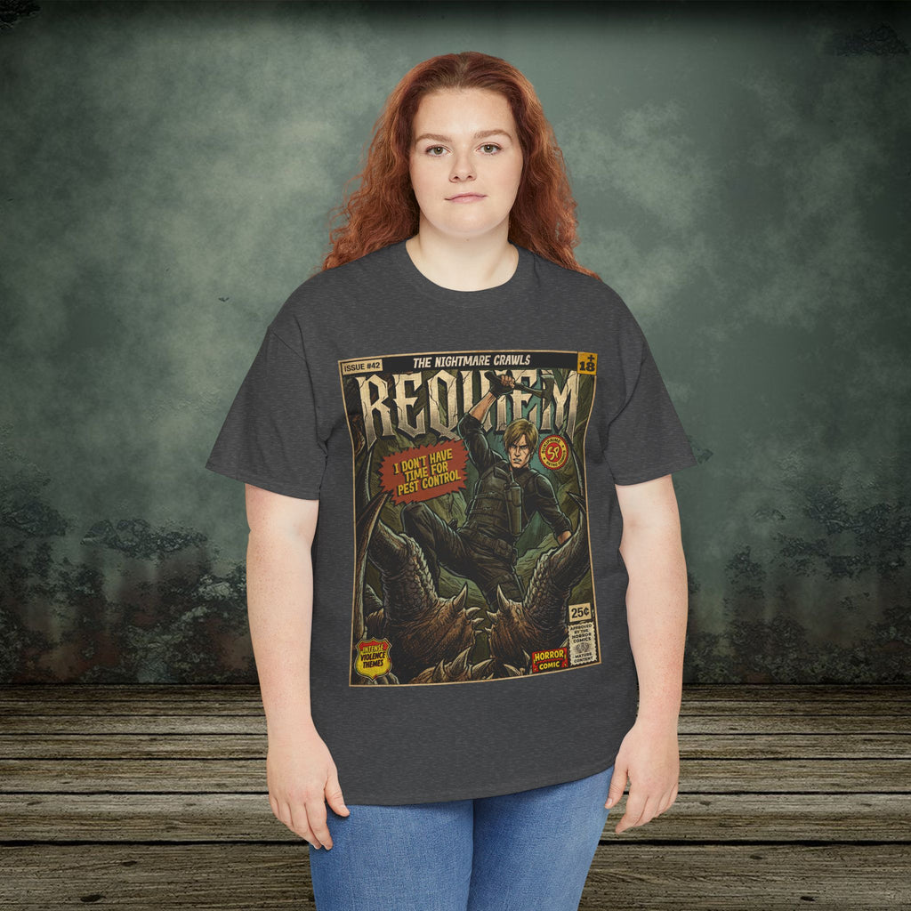 Resident Evil Requiem | Vintage Retro Gaming T-Shirt