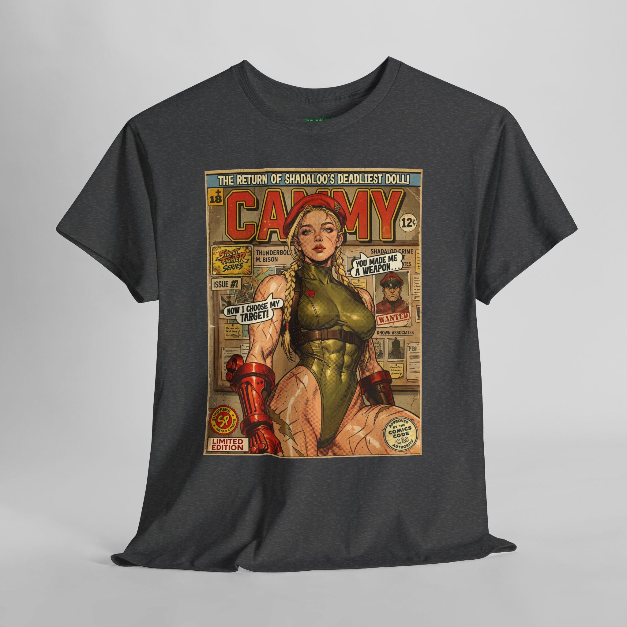 Cammy Street Fighter Comic Art T-Shirt