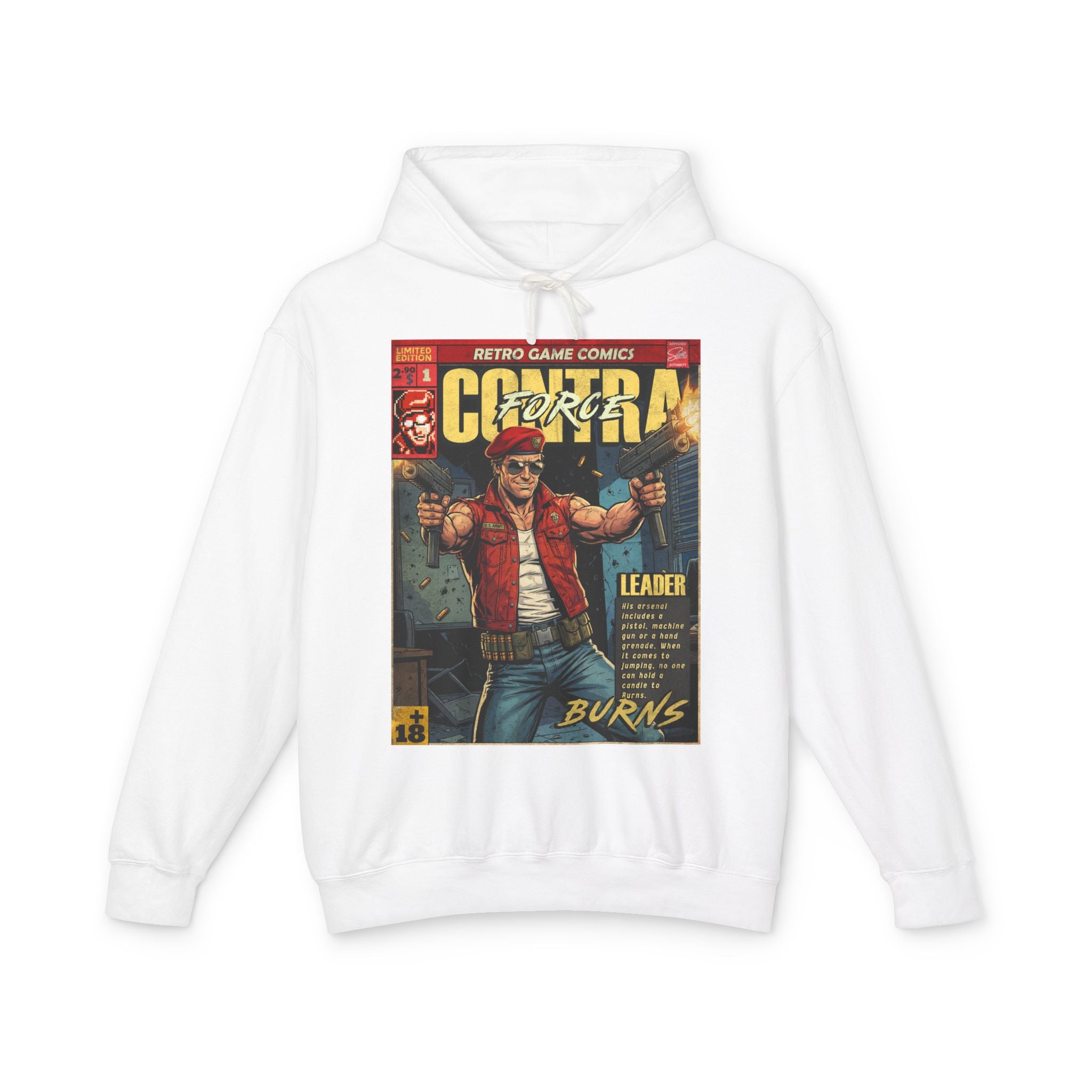 Contra Force Street Fighter Comic Cover Hoodie