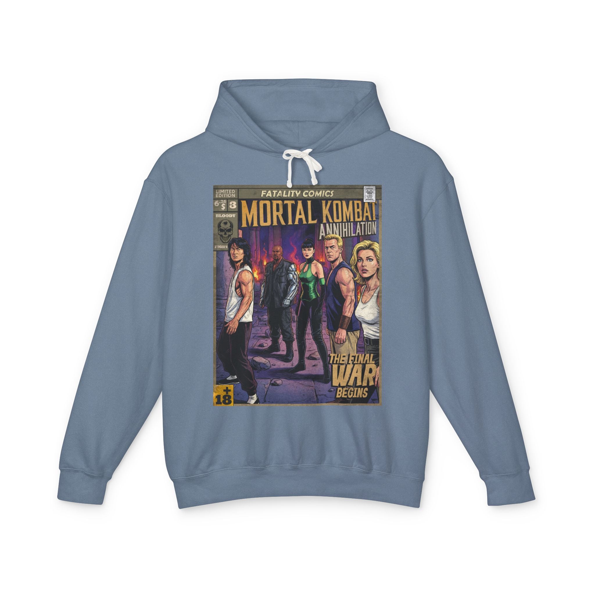 Mortal Kombat: Annihilation Movie Comic Cover Hoodie