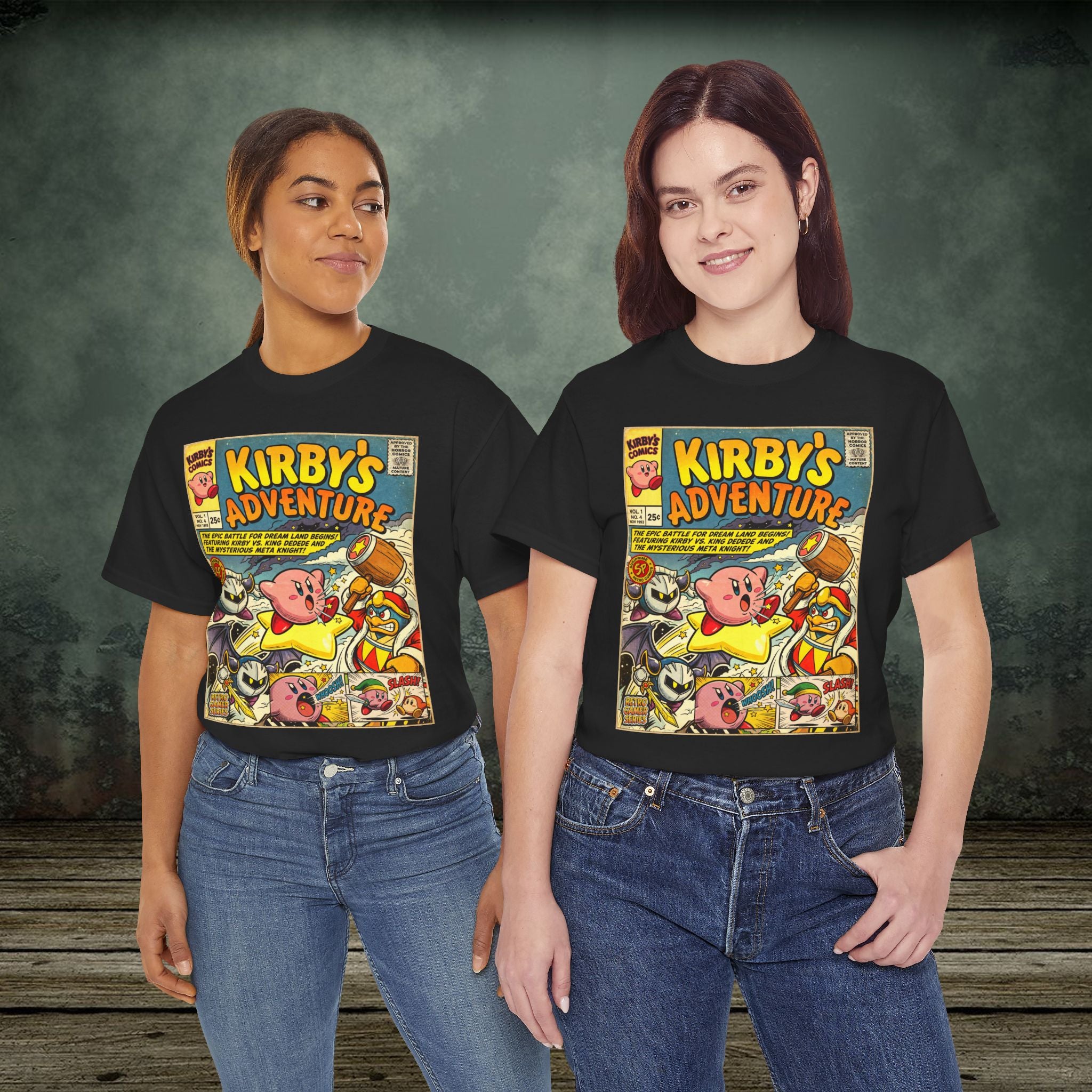 Kirby's Adventure Comic Cover T-Shirt