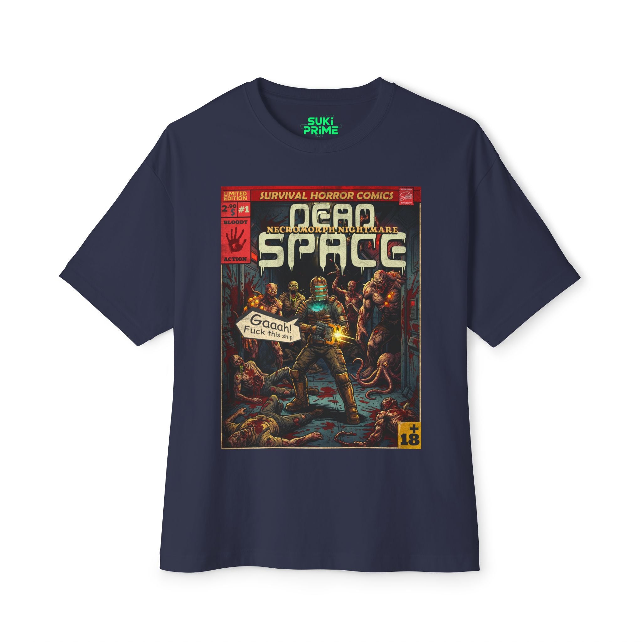 Dead Space Comic Cover Oversized T-Shirt