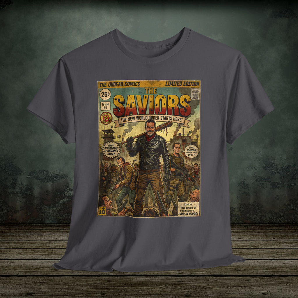 Retro Walking Dead TV Series Comic Art T-Shirt by SukiPrime