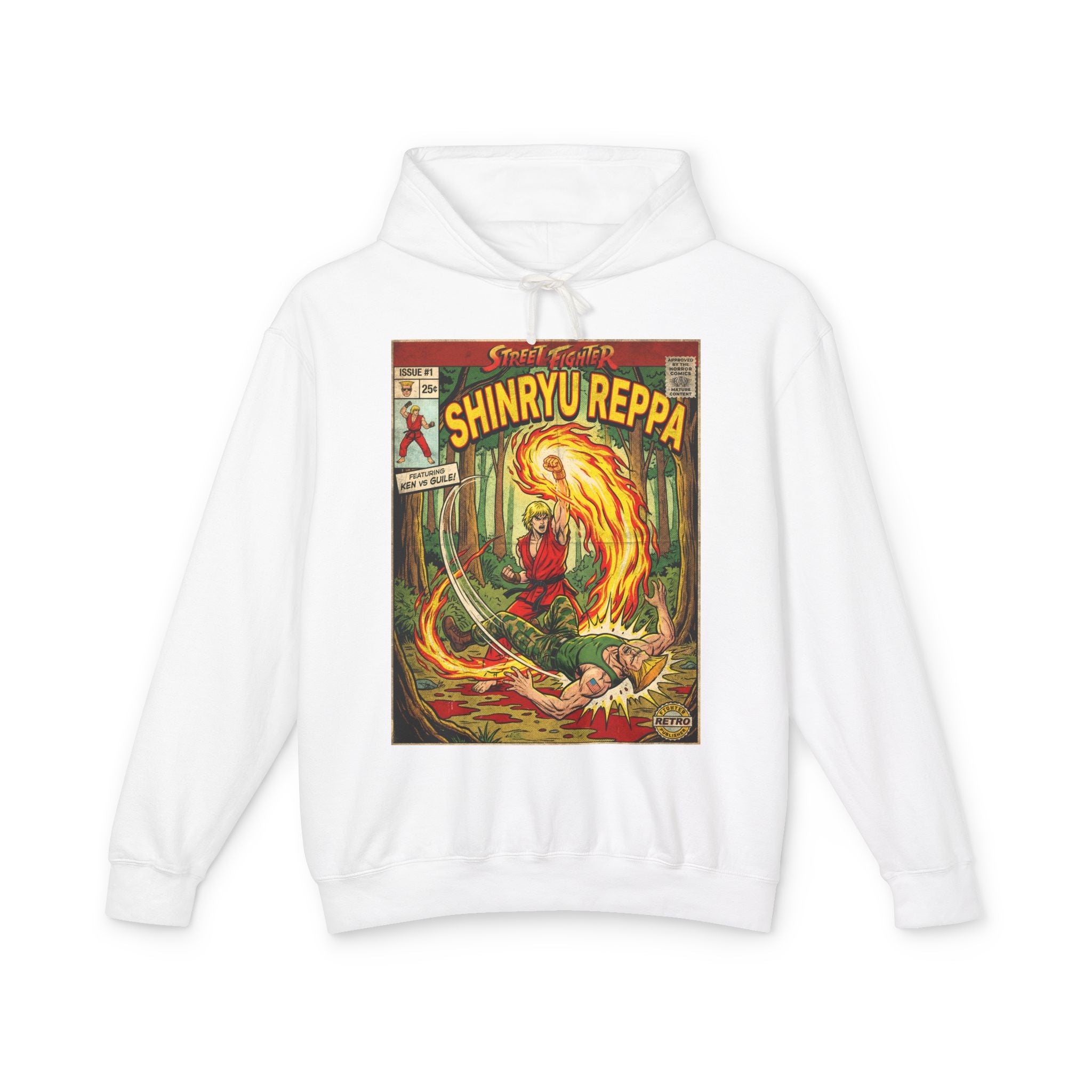 Ken Street Fighter Comic Cover Hoodie