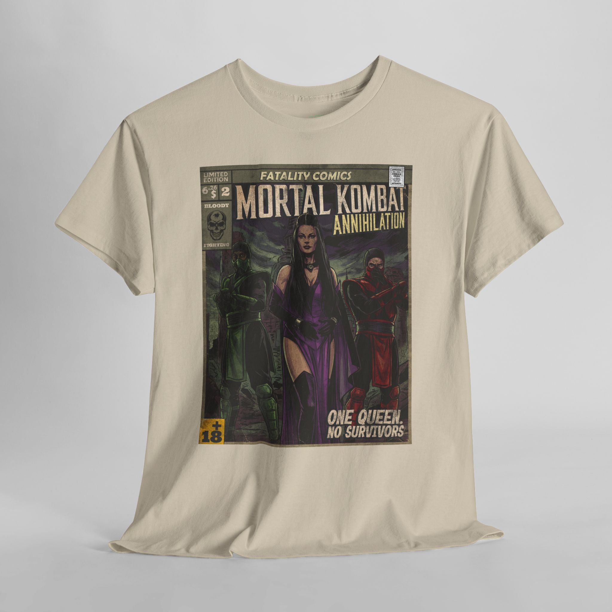 Mortal Kombat Vintage Retro Comic Cover T-Shirt