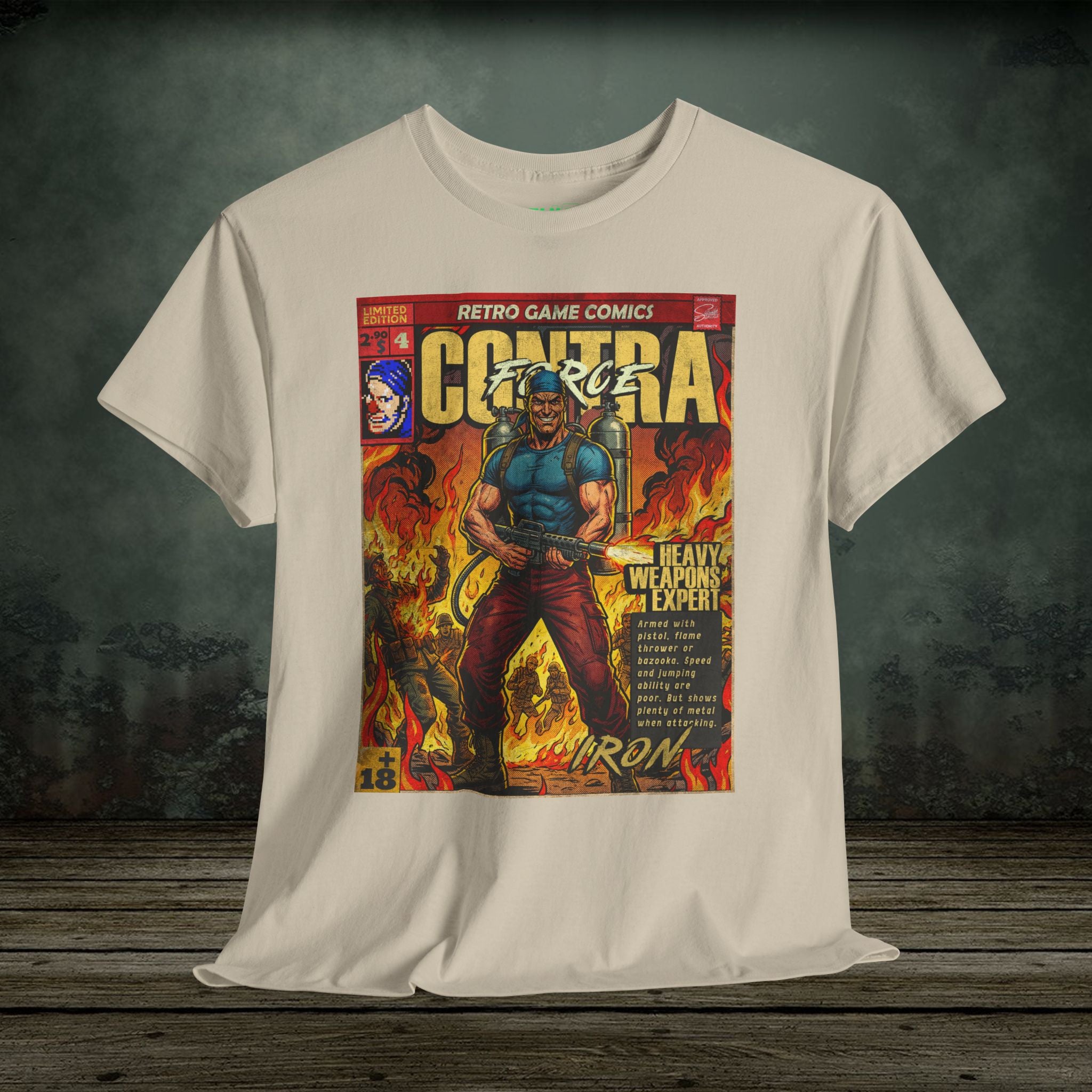 Contra Force | Iron | Vintage Retro Gaming T-Shirt