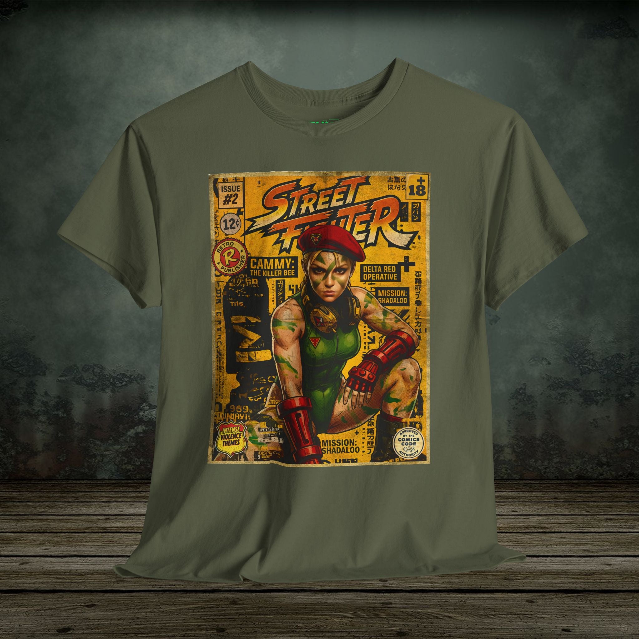 Street Fighter Cammy | Vintage Retro Gaming T-Shirt
