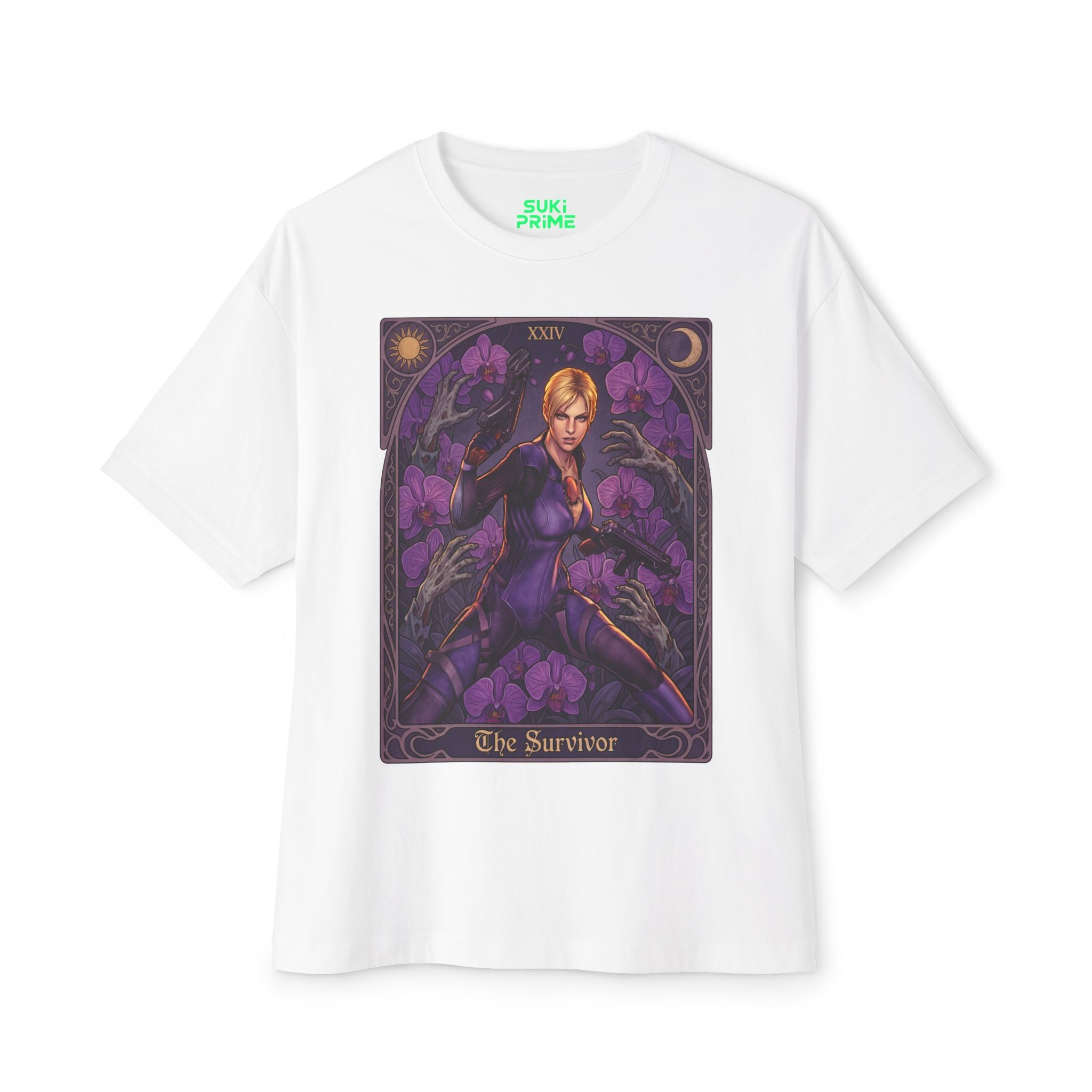 Jill Valentine Resident Evil Comic Cover Oversized T-Shirt