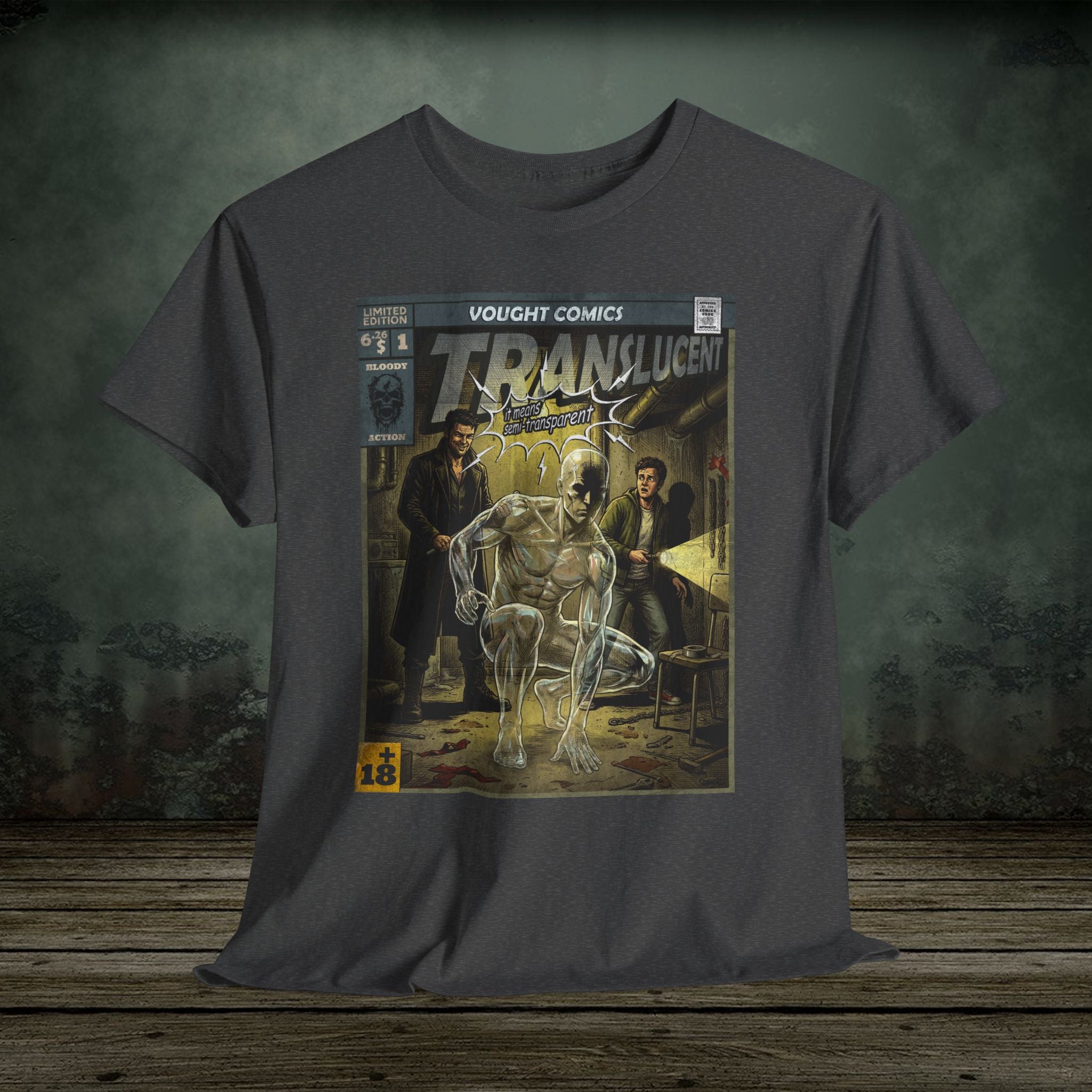 Mr. Semi-Transparent - Retro TV Series T-Shirt - SukiPrime