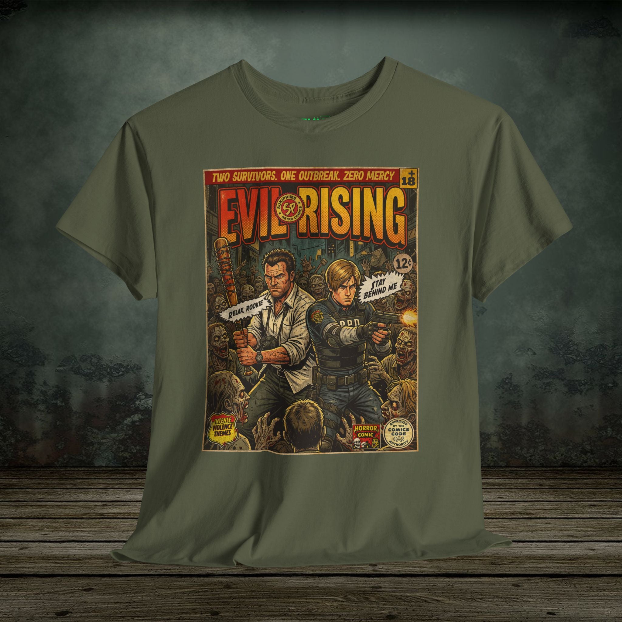 Evil Rising | Vintage Retro Gaming T-Shirt