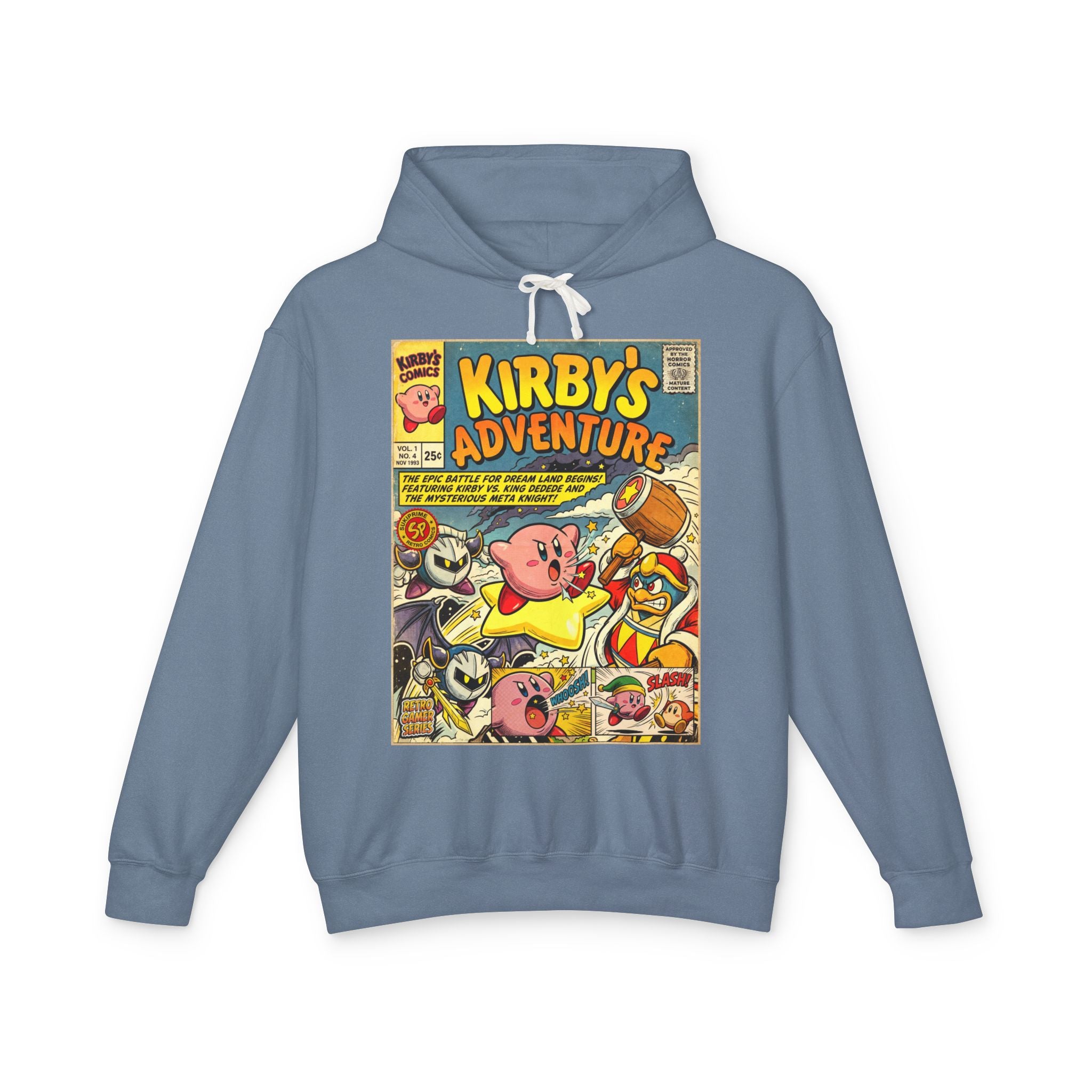 Kirby's Adventure Comic Art Hoodie