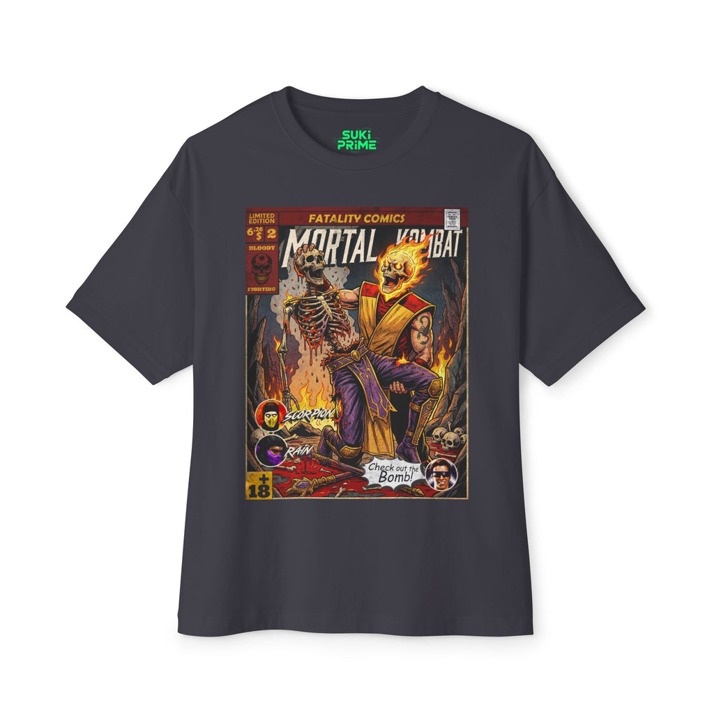 Scorpion Comic Cover Oversized T-Shirt
