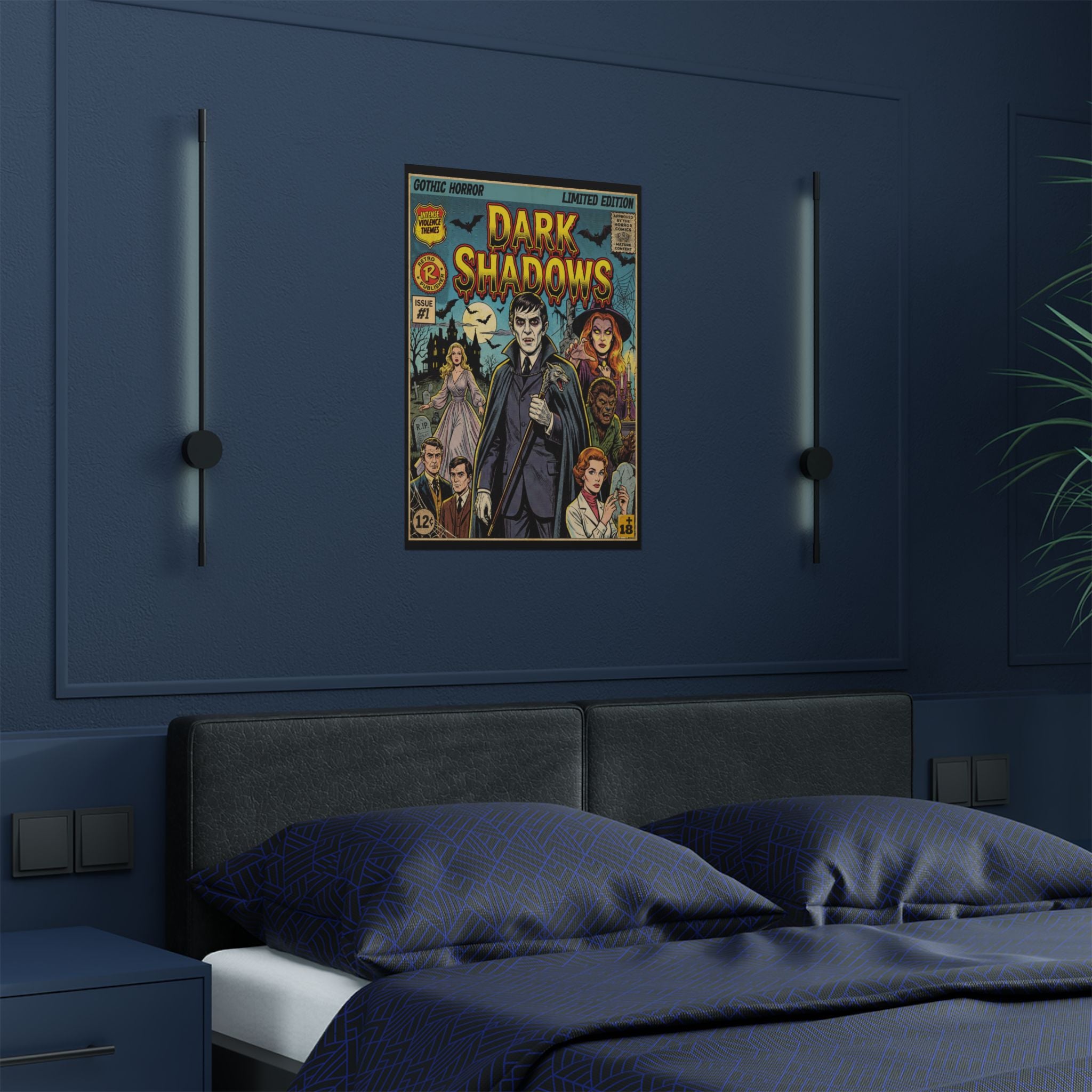 Dark Shadows Movie Comic Satin Poster (300gsm) 18″ x 24″ (Vertical)