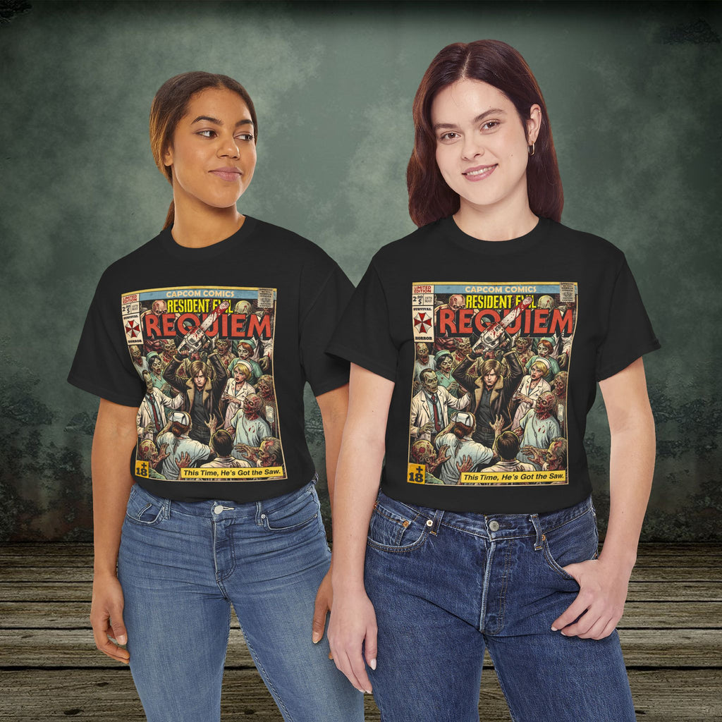 Resident Evil Requiem | Vintage Retro Gaming T-Shirt