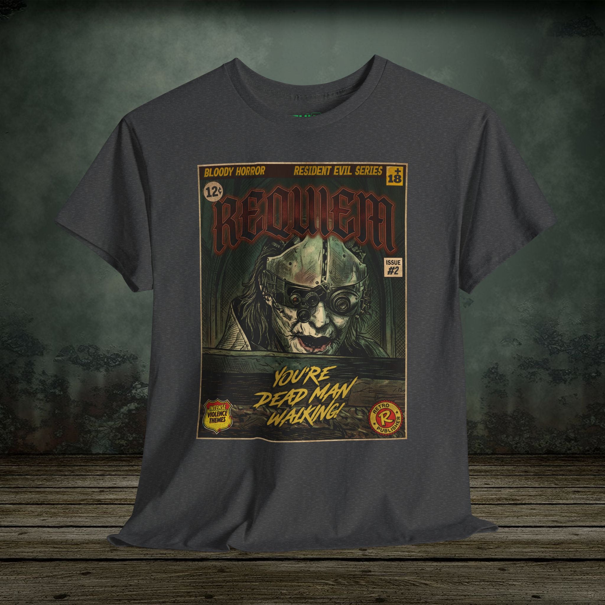 Resident Evil Requiem | Vintage Retro Gaming T-Shirt