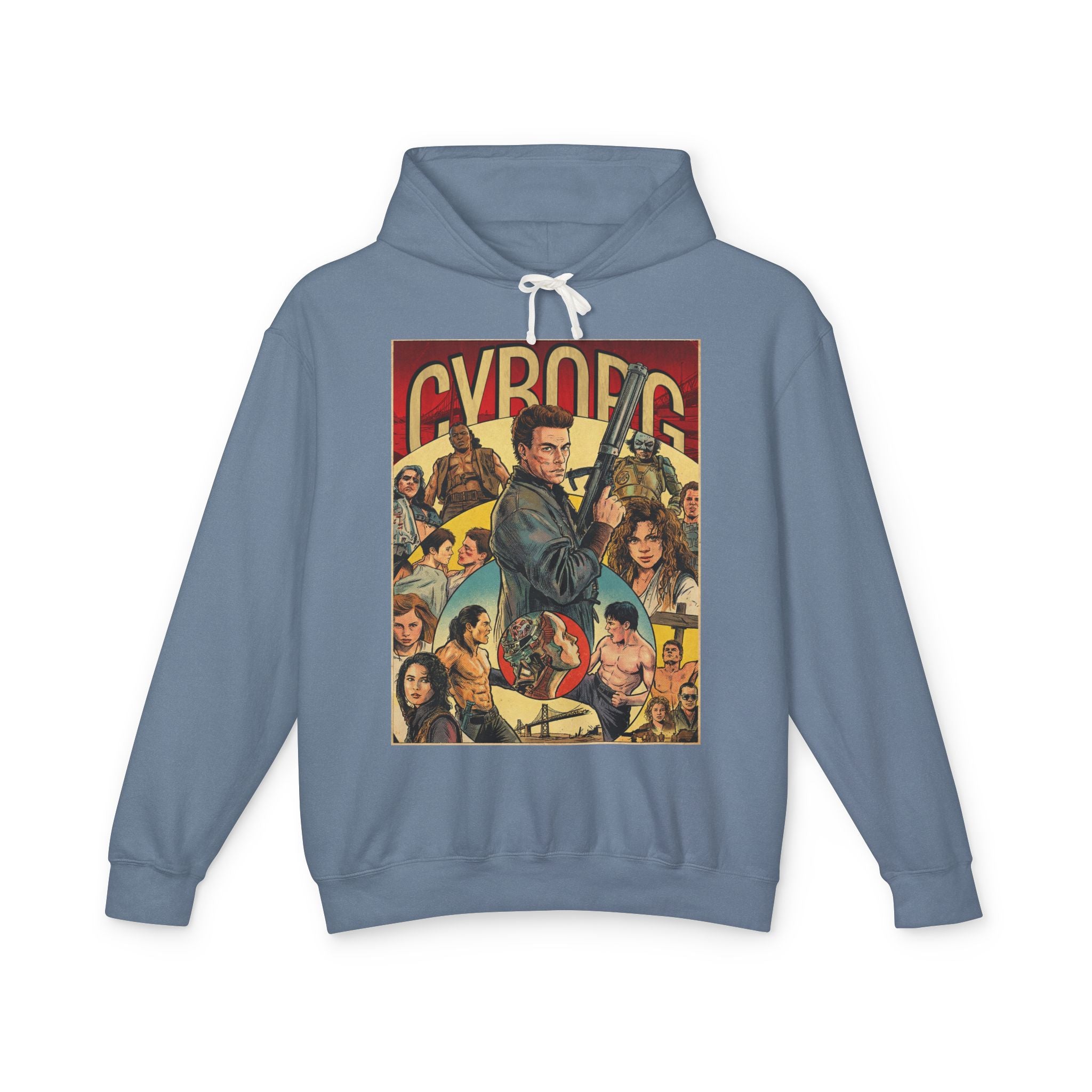 Cyborg Movie Comic Cover Hoodie