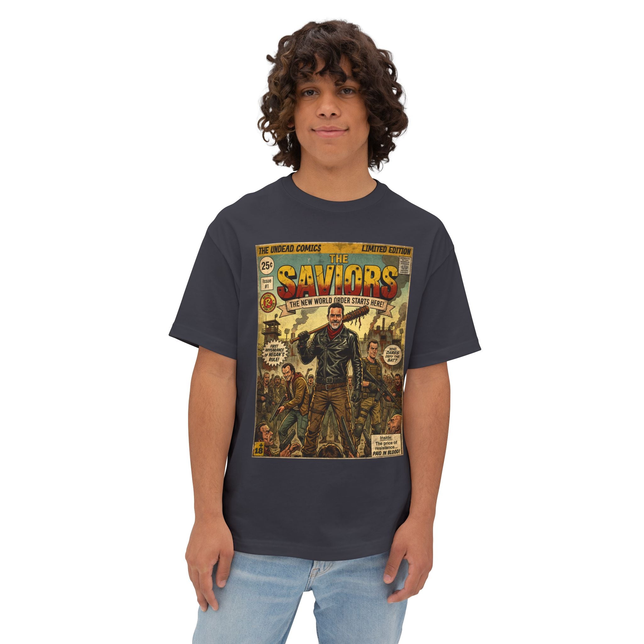 The Saviors Comic Cover Oversized T‑Shirt