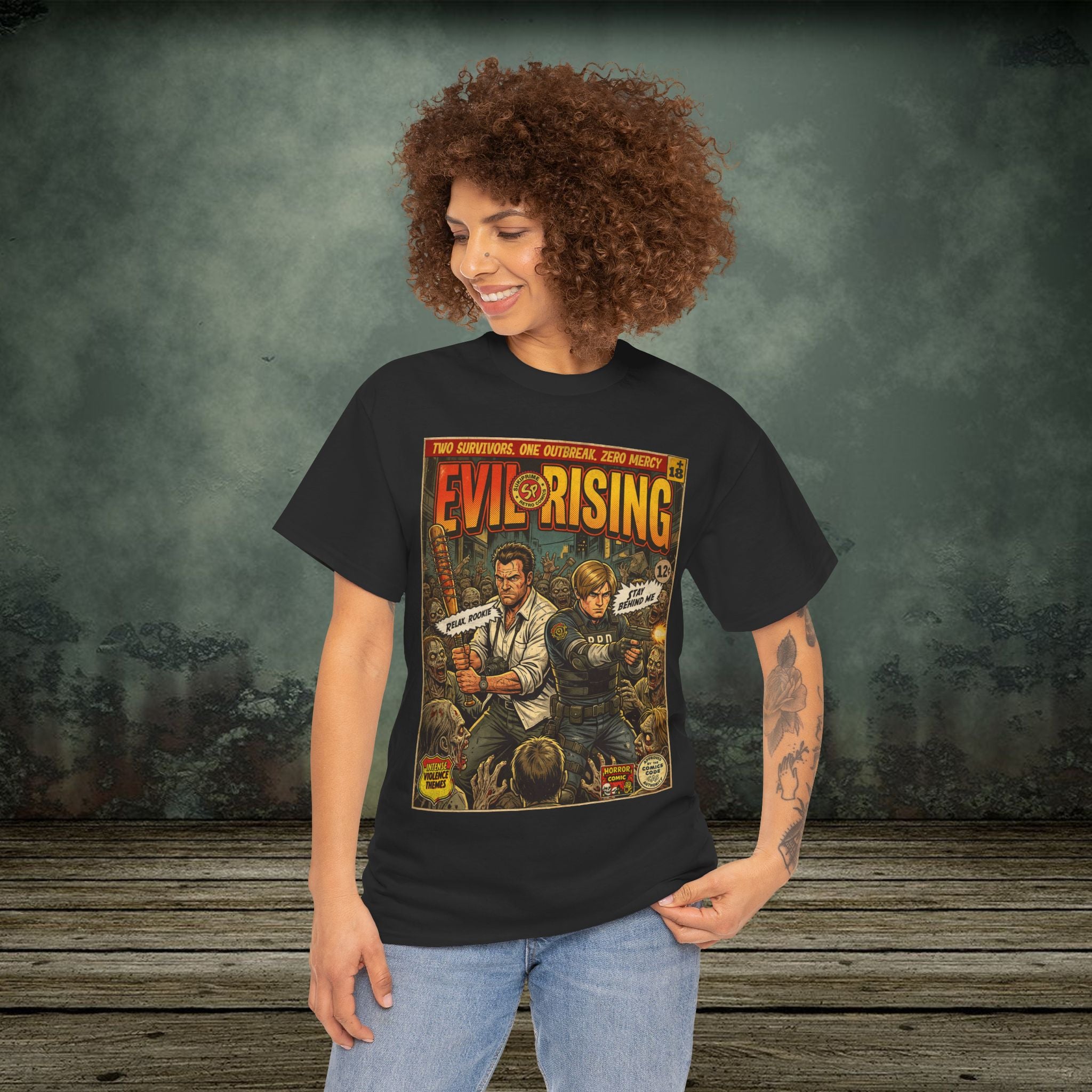Evil Rising | Vintage Retro Gaming T-Shirt