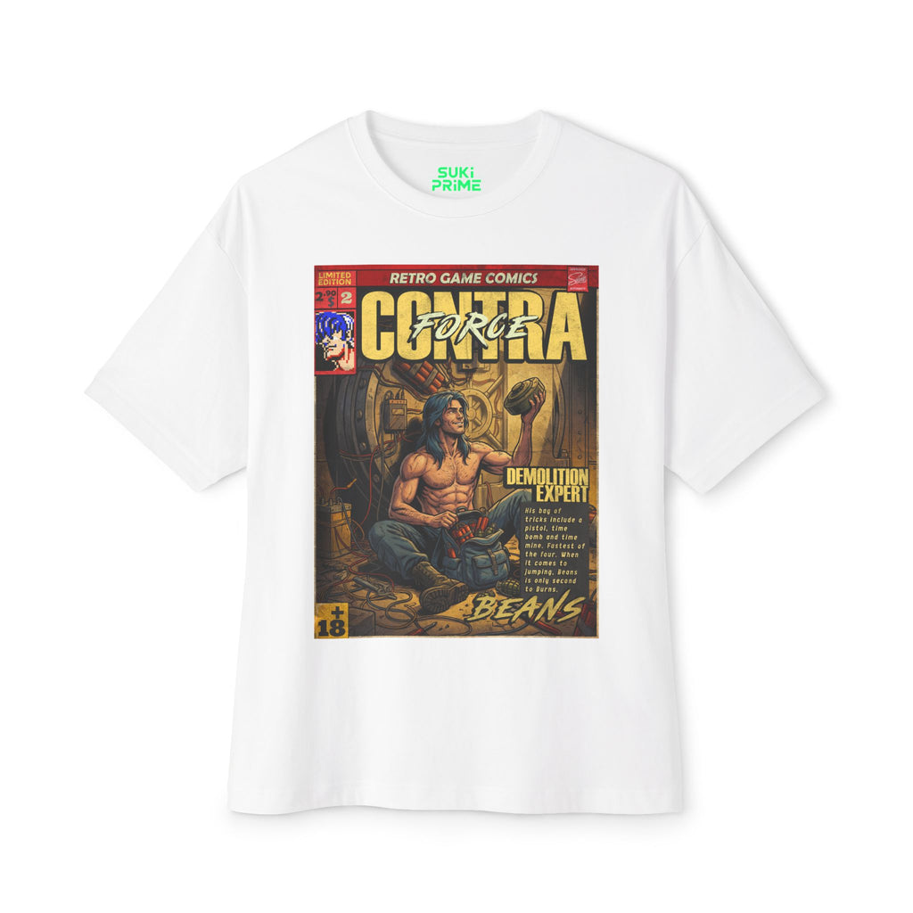 Contra Force Comic Cover Oversized T-Shirt