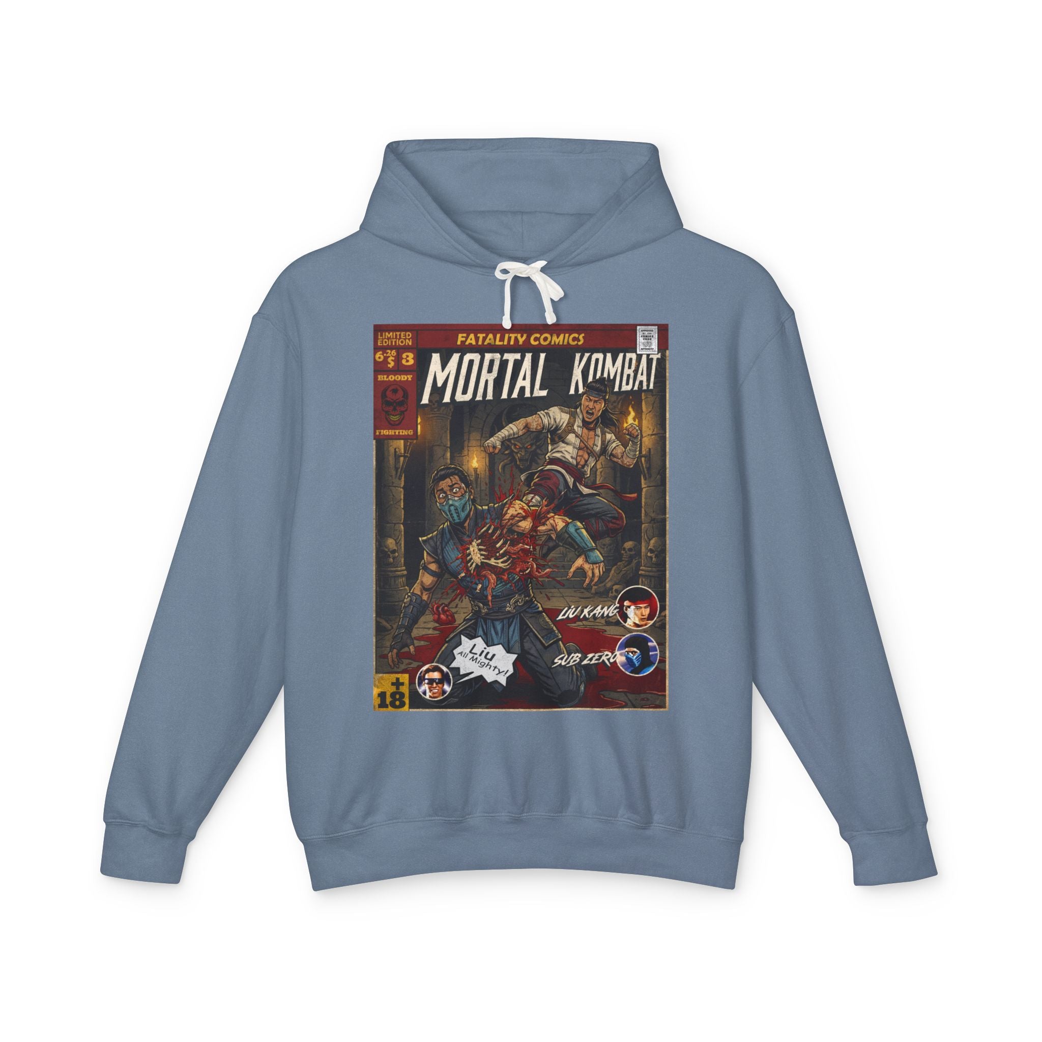 Liu Kang Mortal Kombat Comic Cover Hoodie