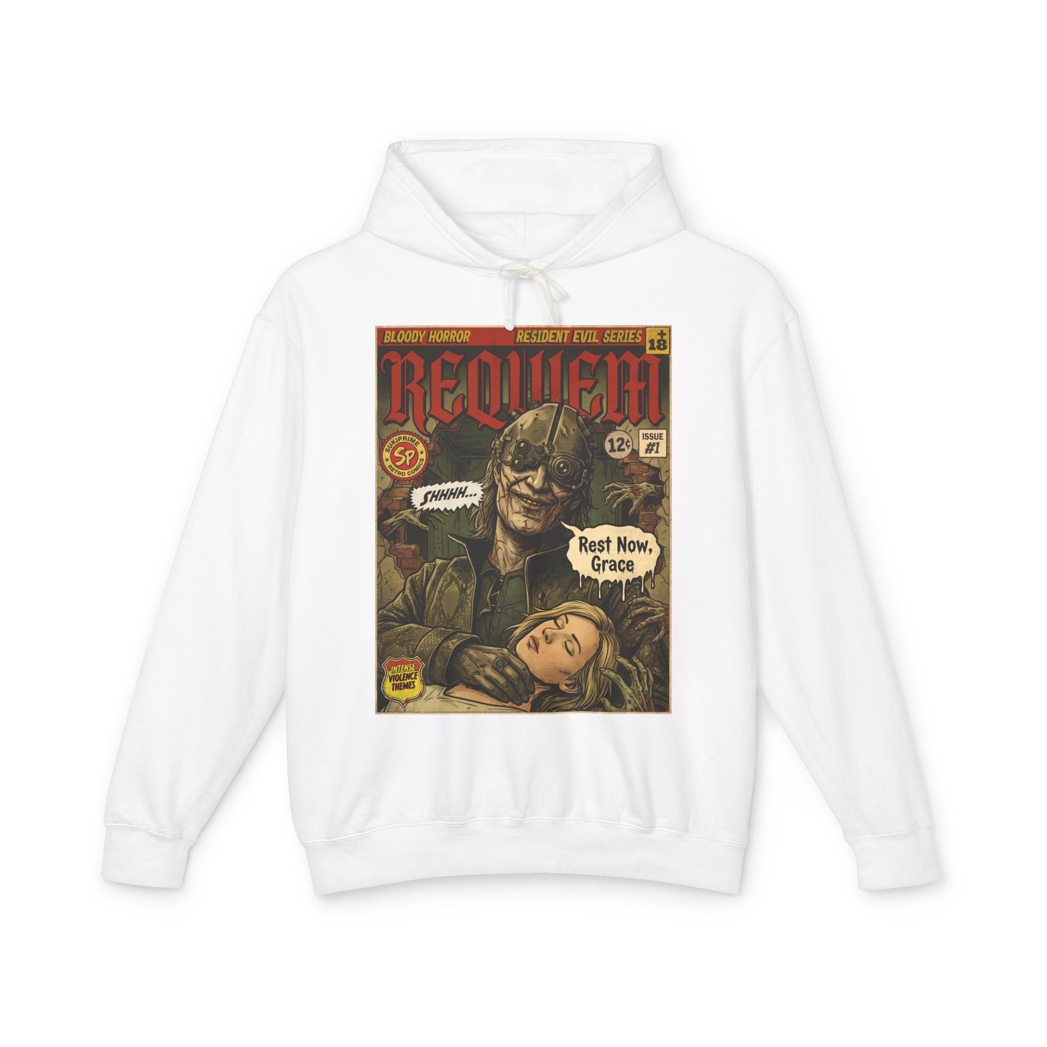 Resident Evil Requiem Comic Cover Hoodie