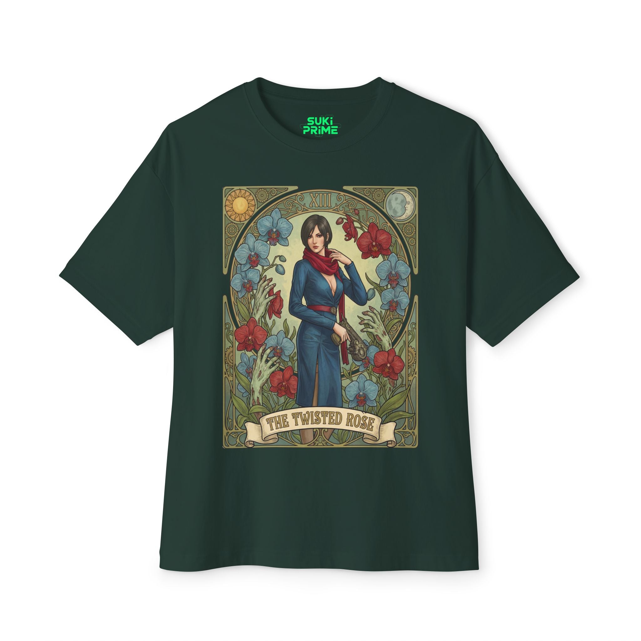 Carla Radames Resident Evil Comic Cover Oversized T-Shirt