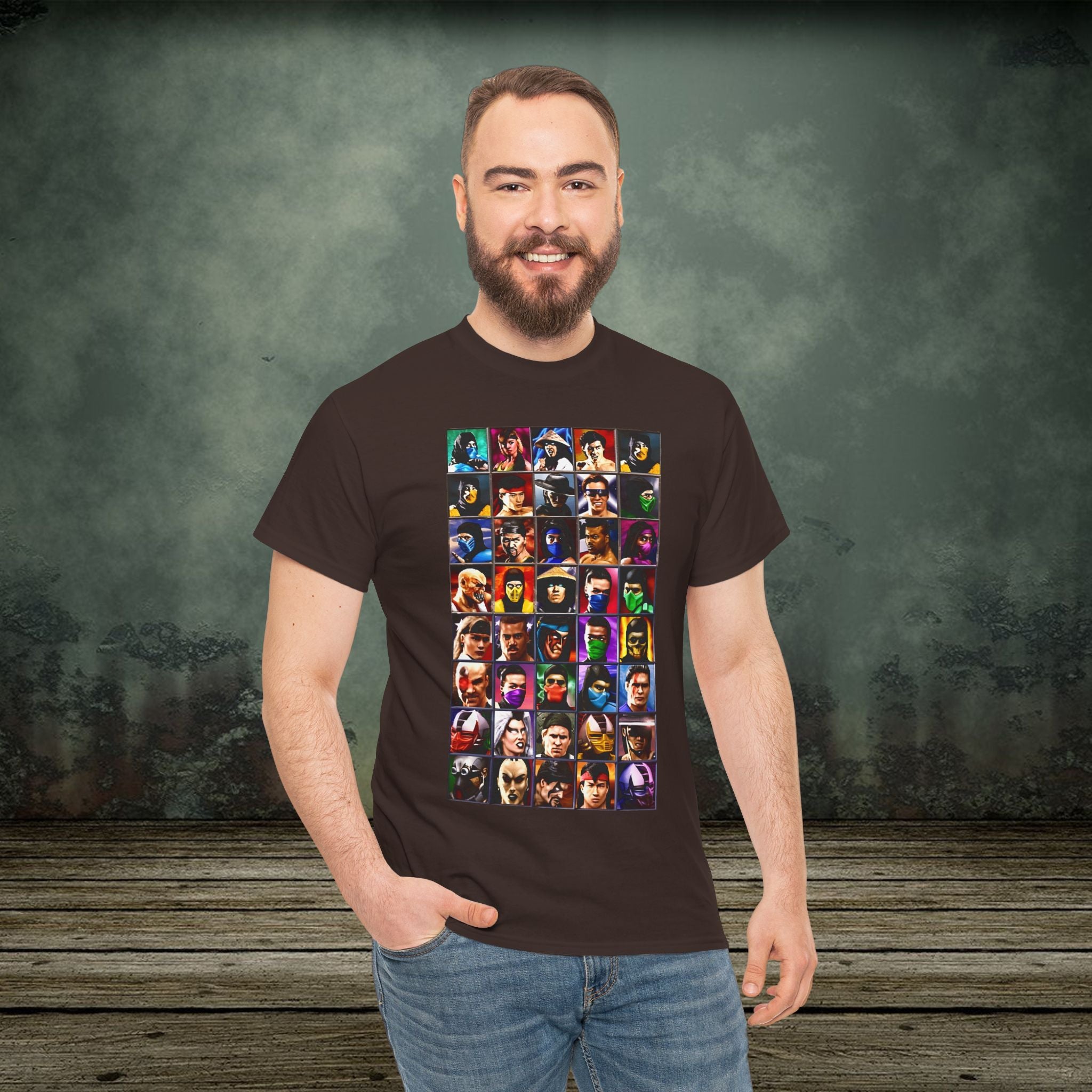 Arcade Fighters Vintage Retro Gaming T-Shirt