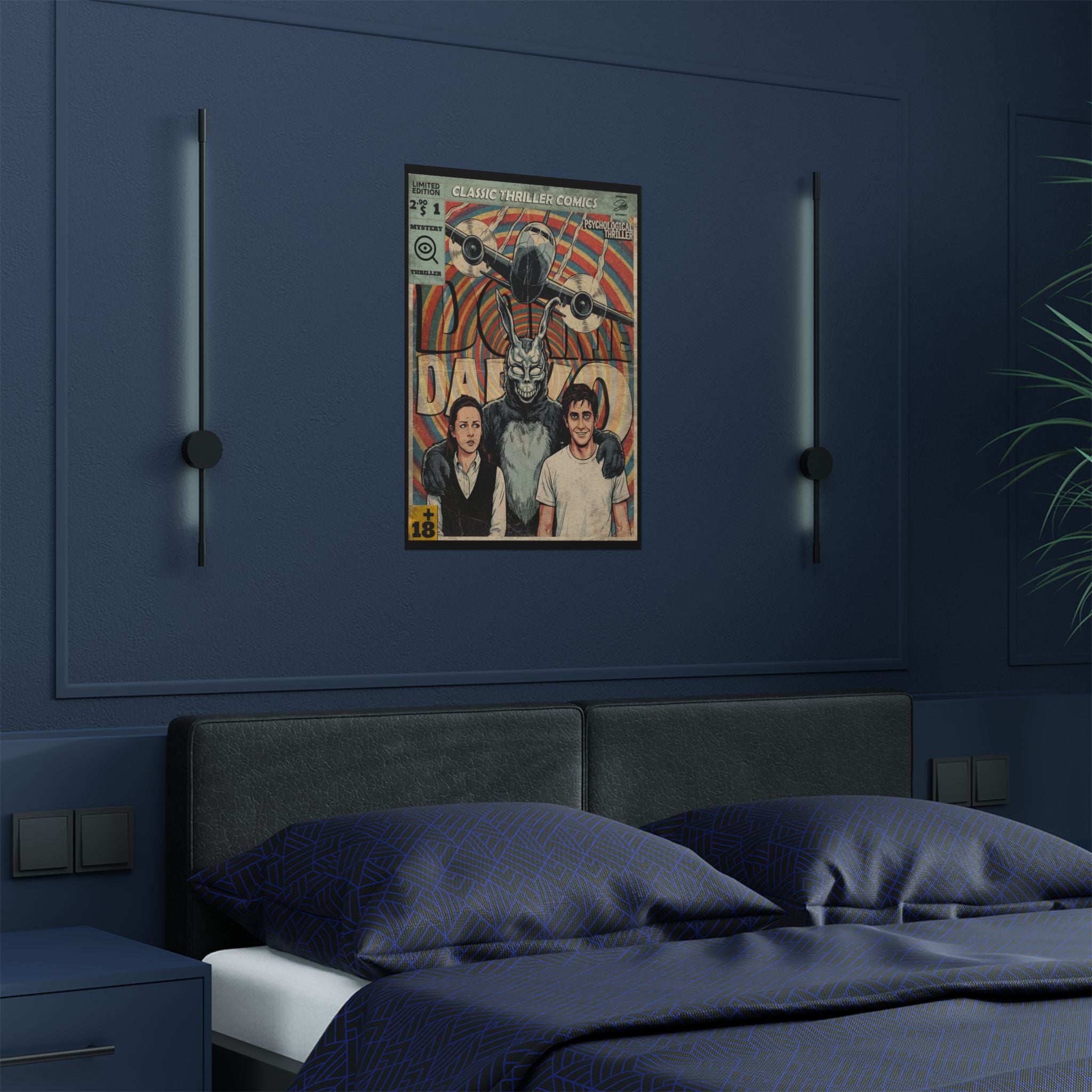 Donnie Darko Movie Comic Satin Poster (300gsm) 18″ x 24″ (Vertical)