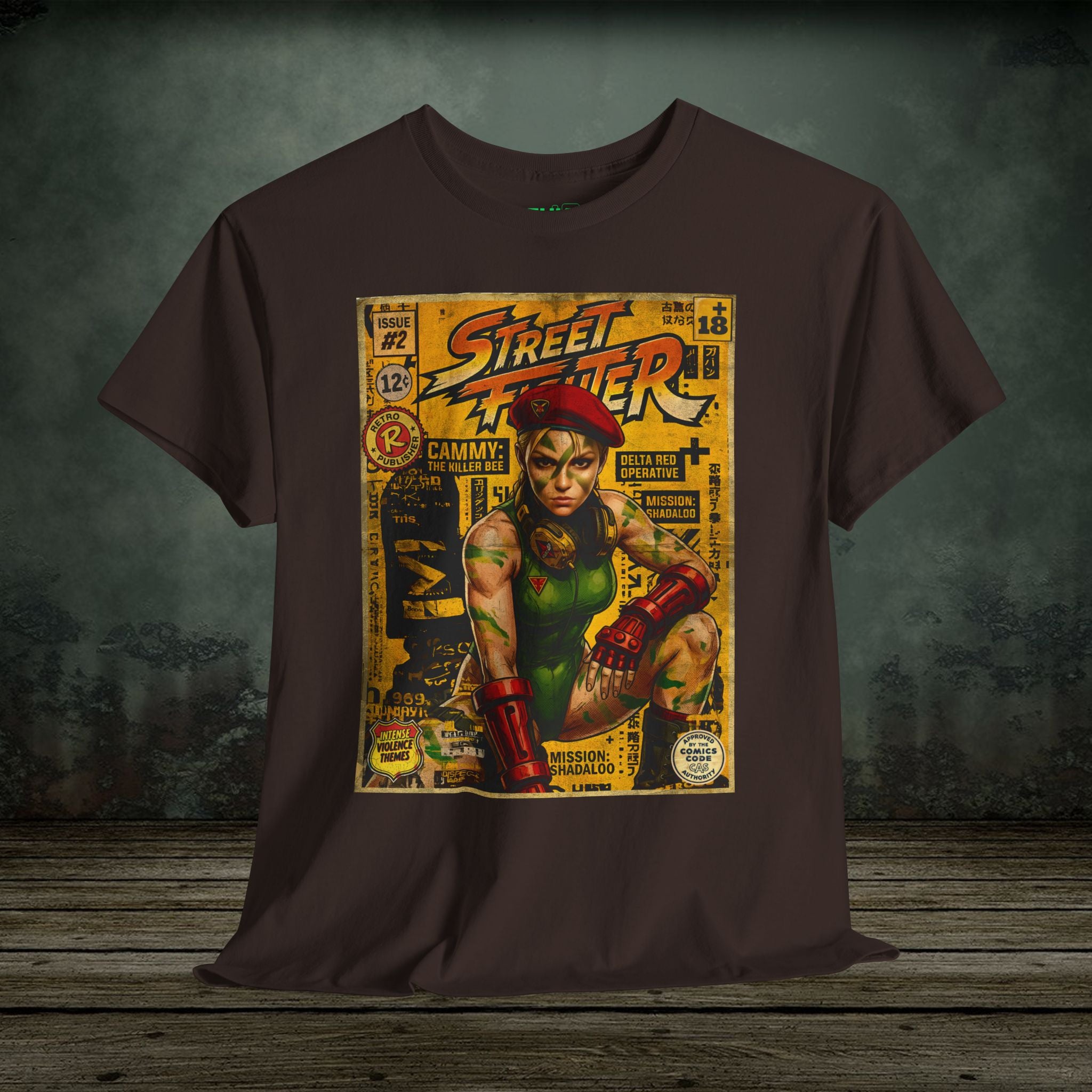 Street Fighter Cammy | Vintage Retro Gaming T-Shirt