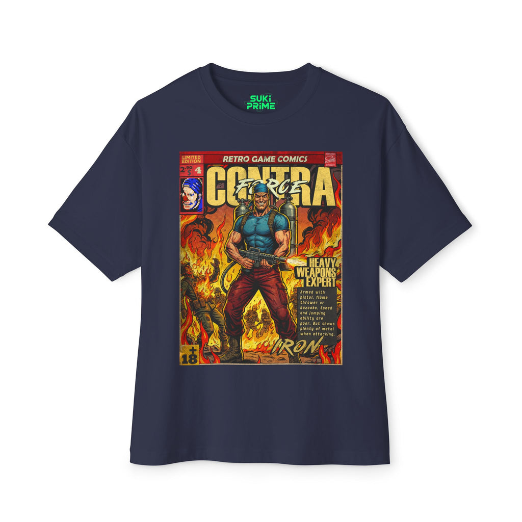 Contra Force Comic Cover Oversized T-Shirt