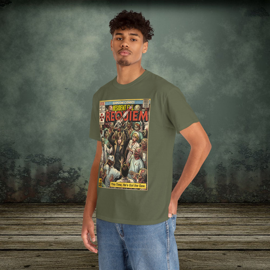 Resident Evil Requiem | Vintage Retro Gaming T-Shirt