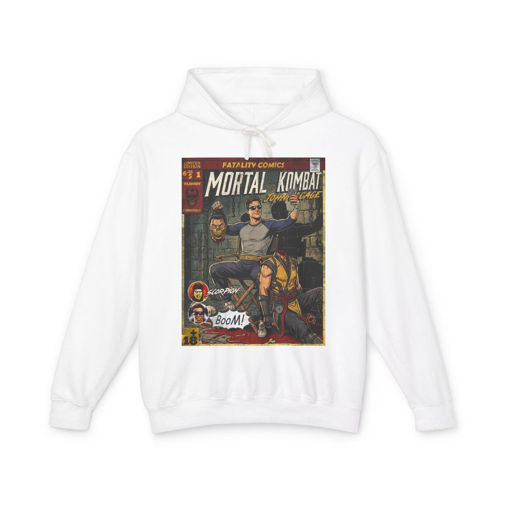 Johnny Cage Mortal Kombat Comic Cover Hoodie