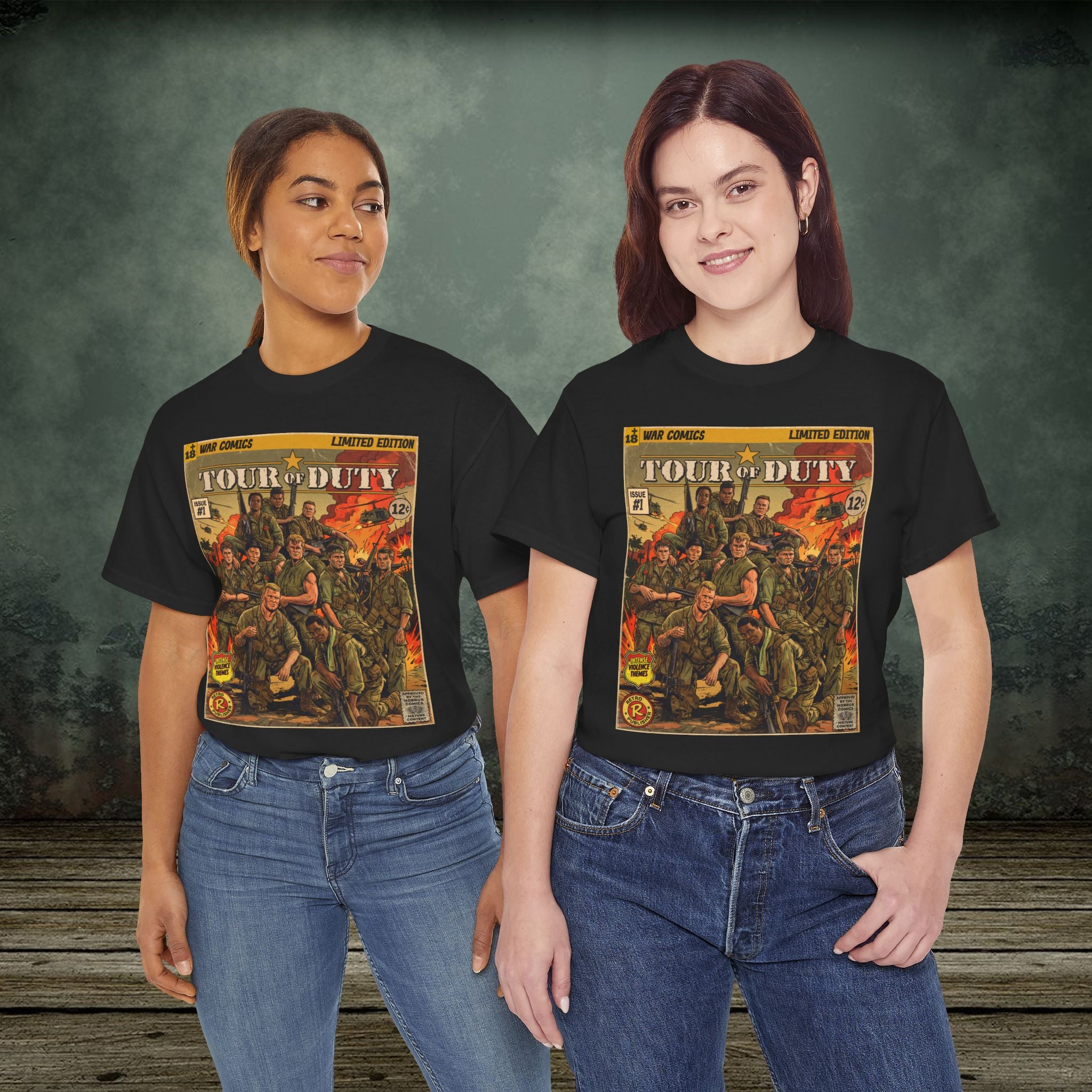 Tour Of Duty Comic Art T-Shirt