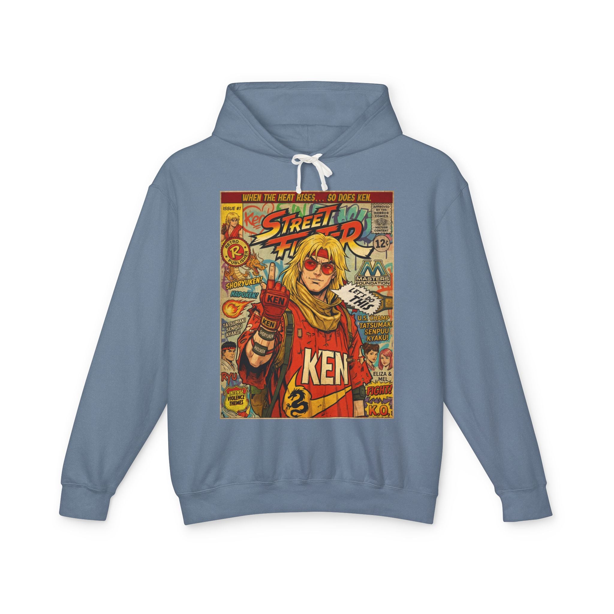 Ken Street Fighter Comic Cover Hoodie